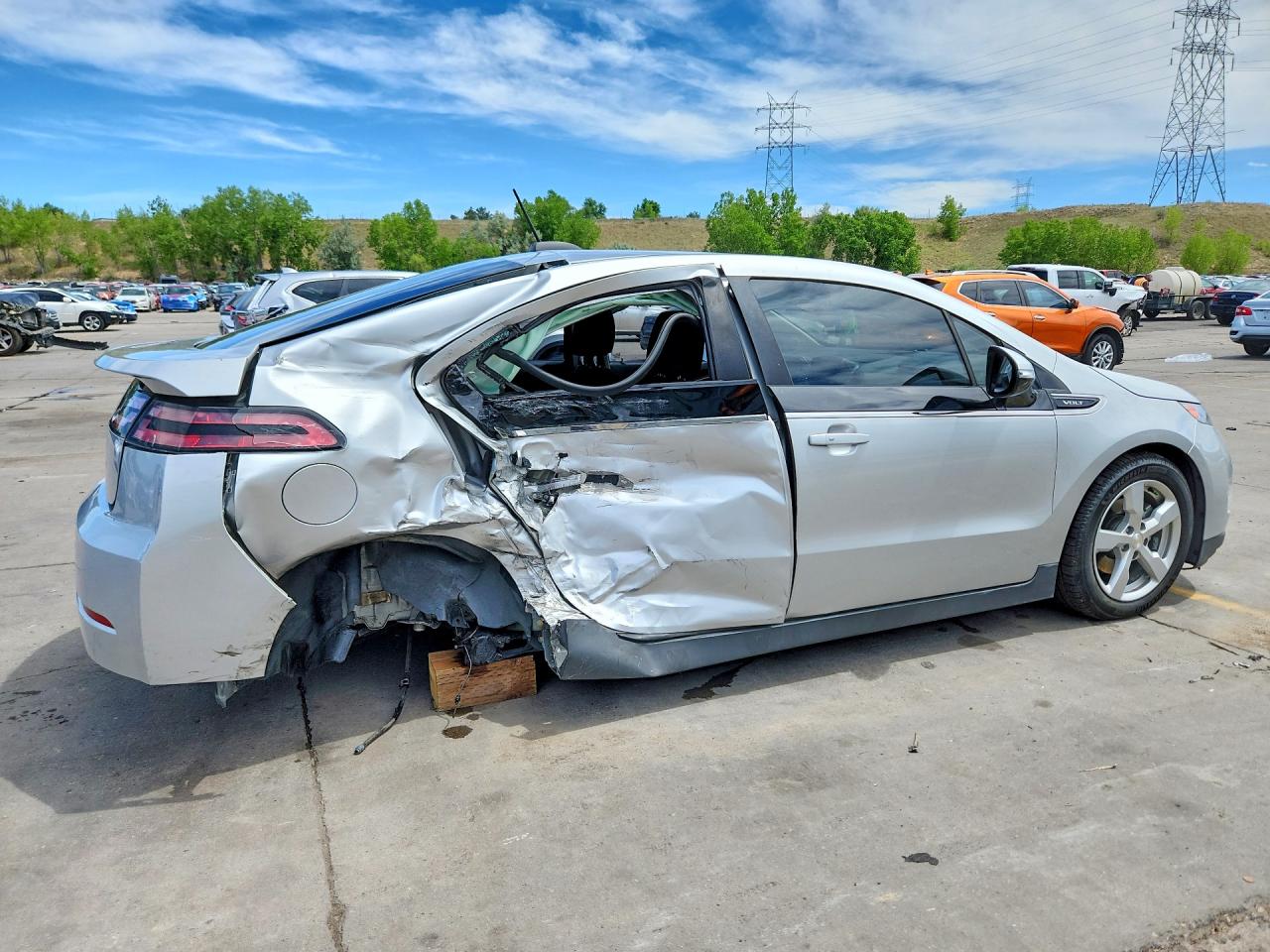 2015 Chevrolet Volt Silver vin: 1G1RC6E45FU141413