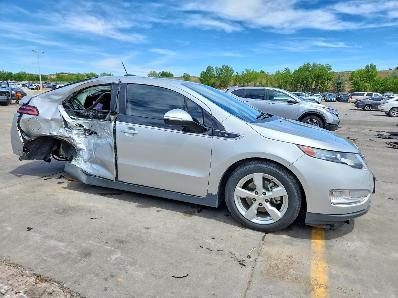 2015 Chevrolet Volt Silver vin: 1G1RC6E45FU141413