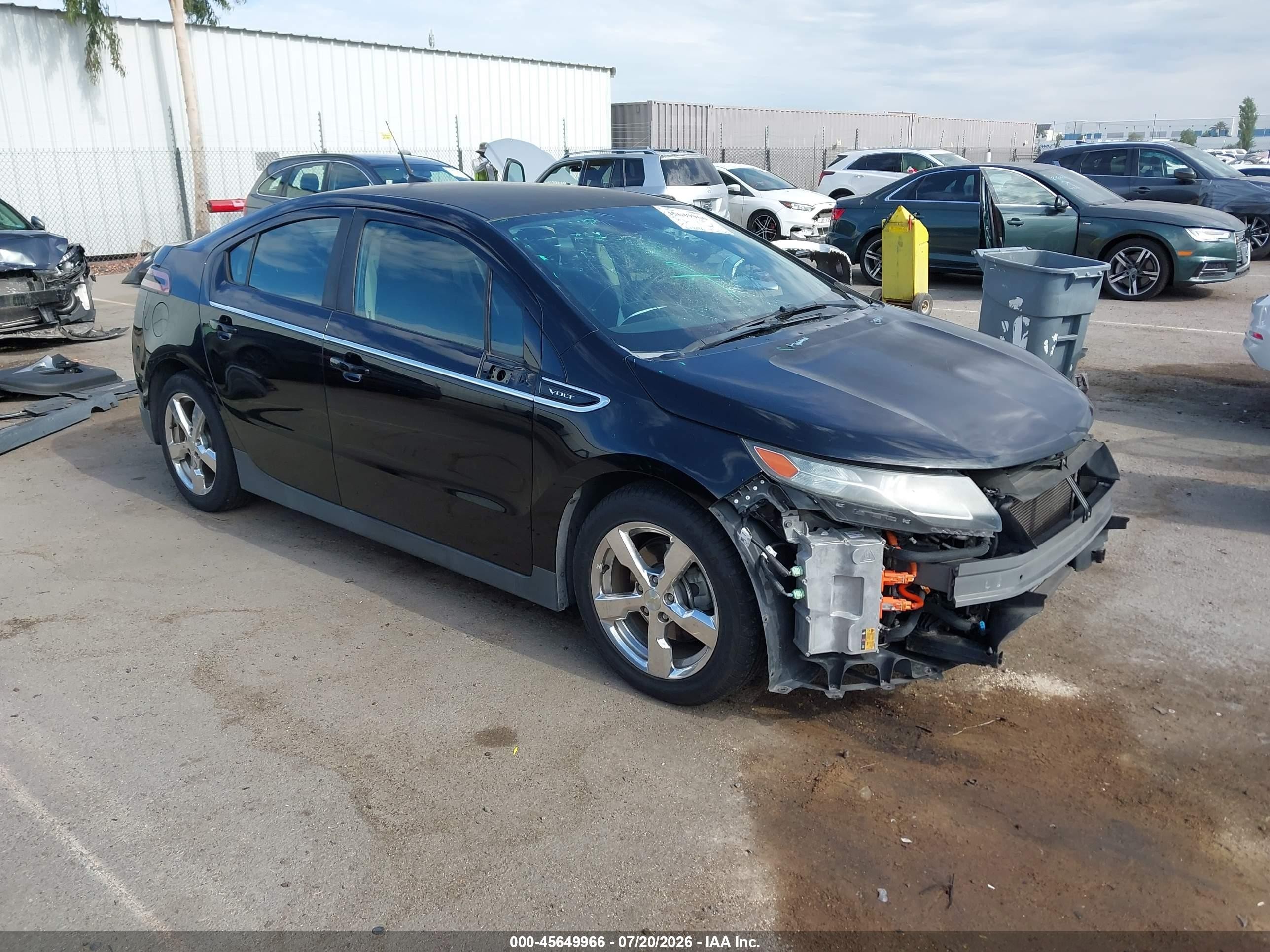 2011 Chevrolet Volt   Black vin: 1G1RC6E46BU101562