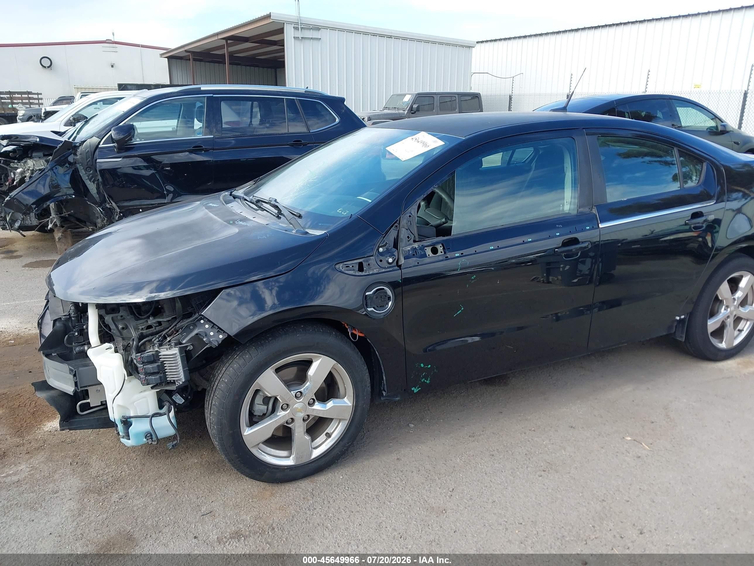 2011 Chevrolet Volt   Black vin: 1G1RC6E46BU101562