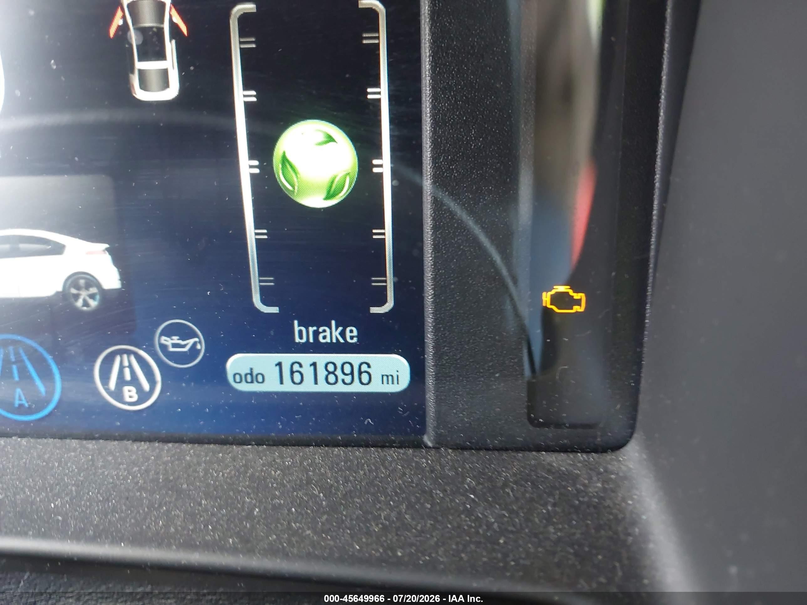 2011 Chevrolet Volt   Black vin: 1G1RC6E46BU101562