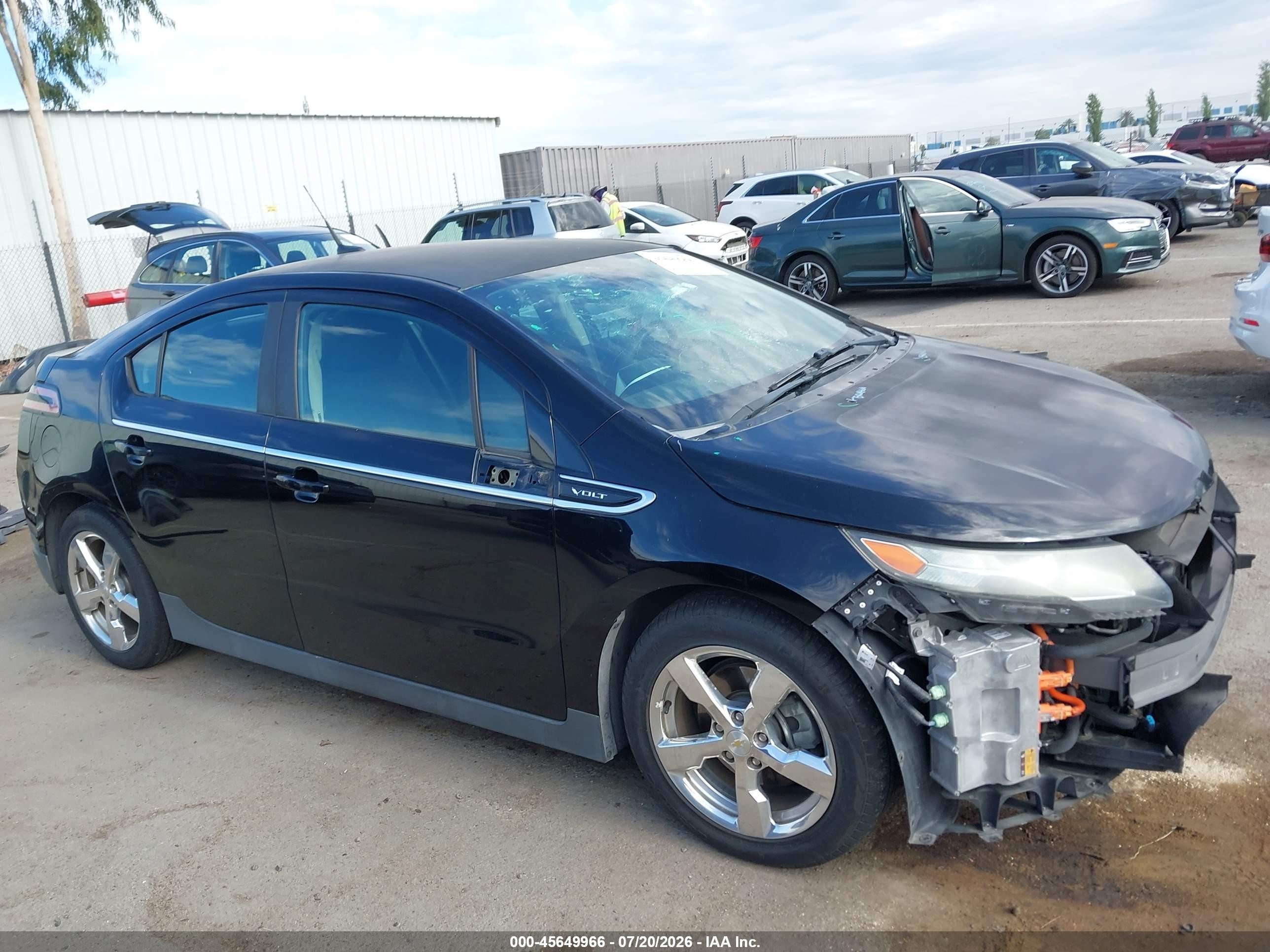 2011 Chevrolet Volt   Black vin: 1G1RC6E46BU101562