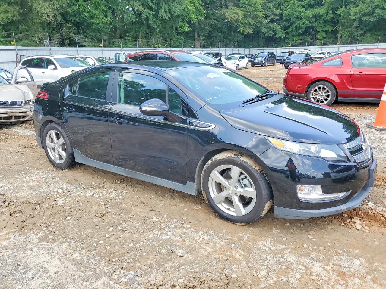 2012 Chevrolet Volt Black vin: 1G1RC6E46CU118895