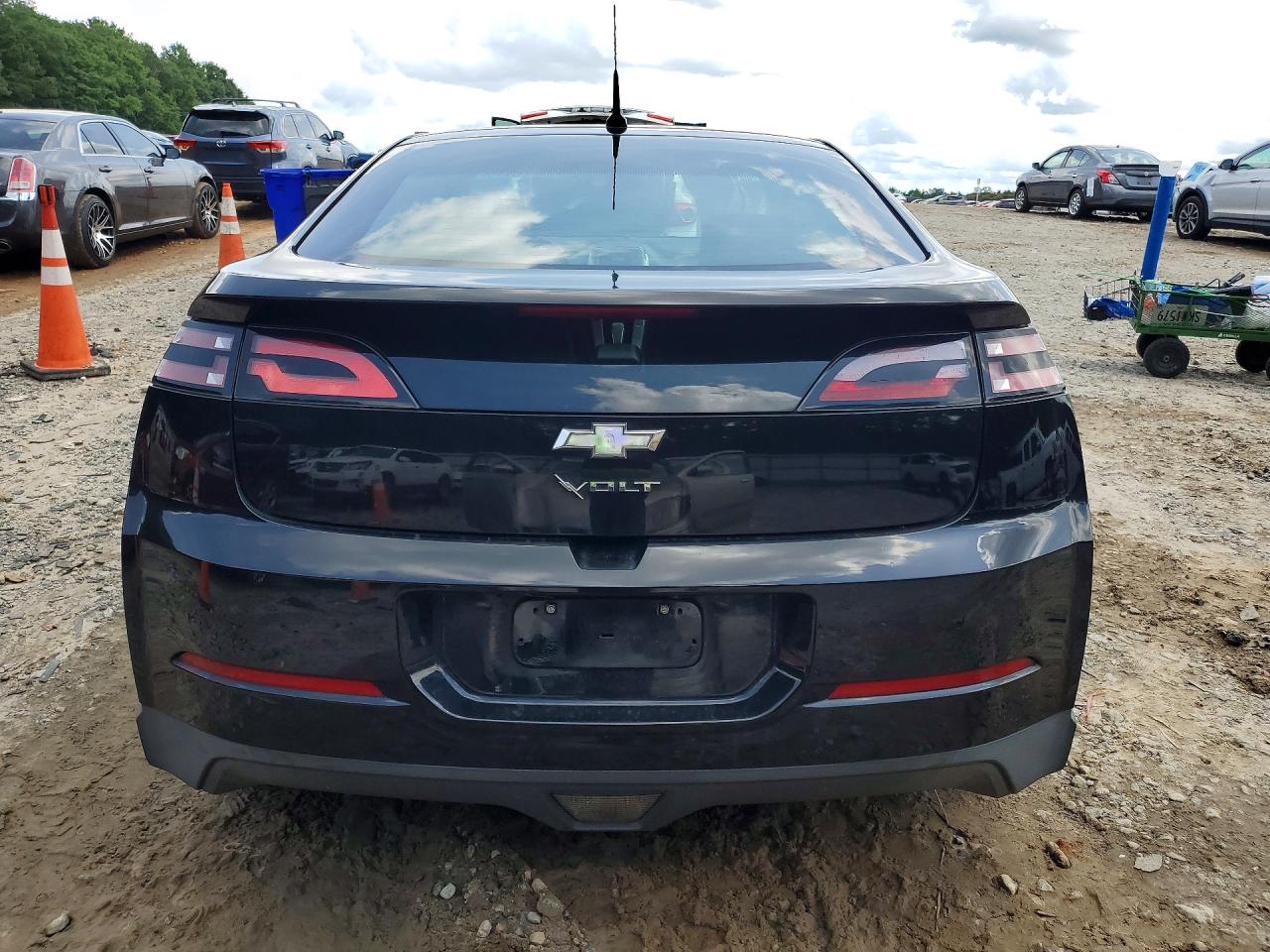 2012 Chevrolet Volt Black vin: 1G1RC6E46CU118895