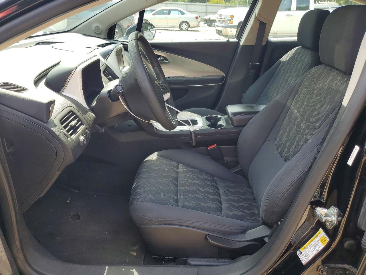 2012 Chevrolet Volt Black vin: 1G1RC6E46CU118895