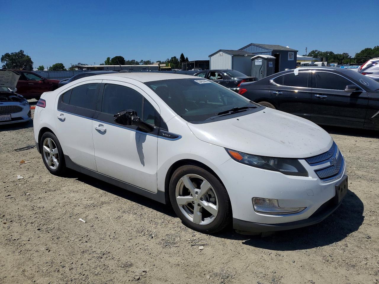 2015 Chevrolet Volt White vin: 1G1RC6E48FU118885