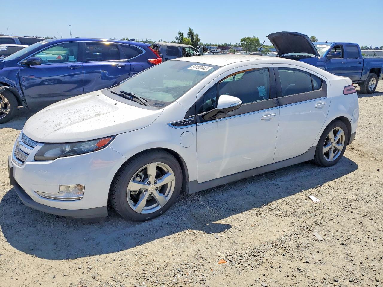 2015 Chevrolet Volt White vin: 1G1RC6E48FU118885