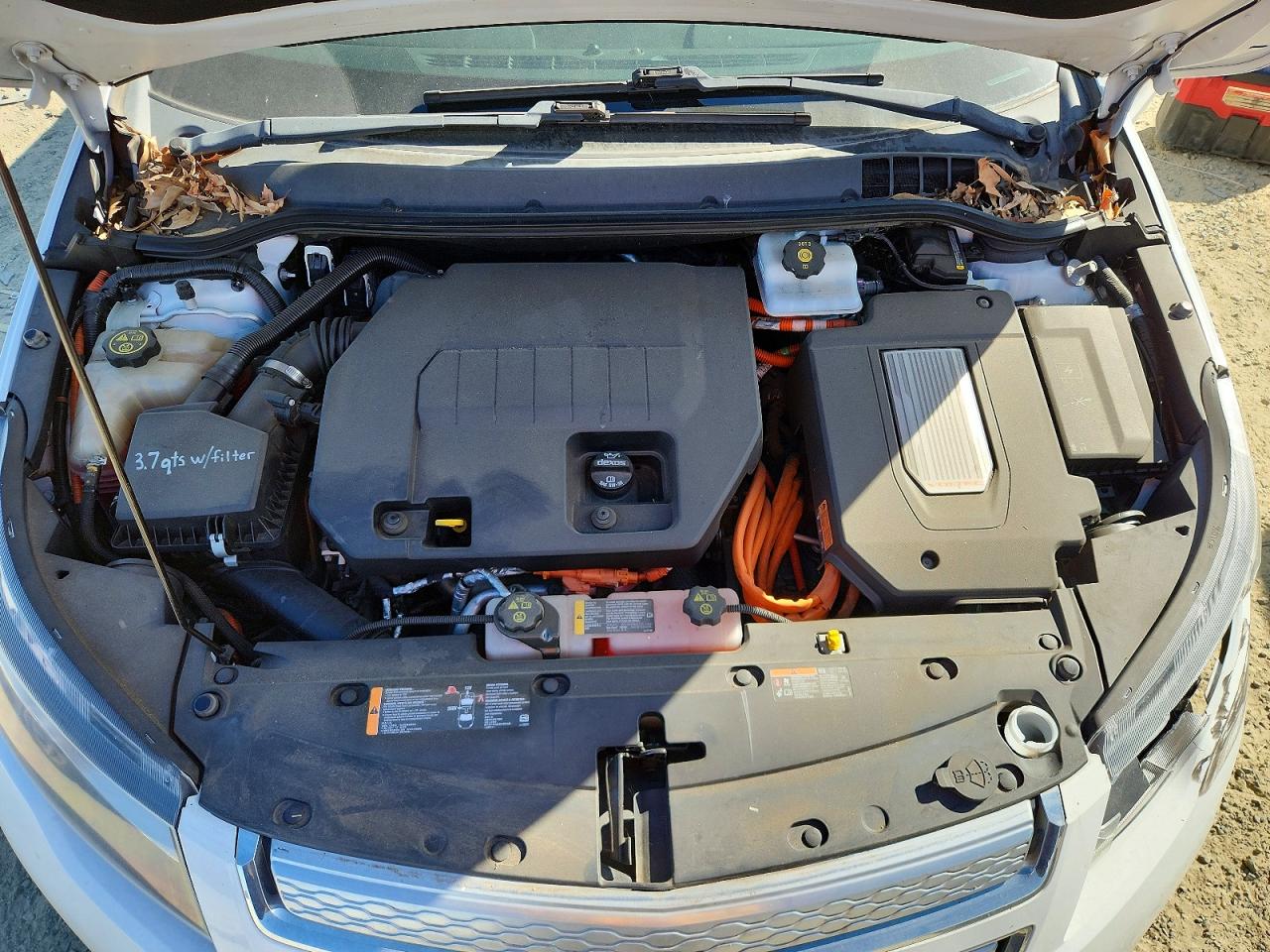 2015 Chevrolet Volt White vin: 1G1RC6E49FU103604