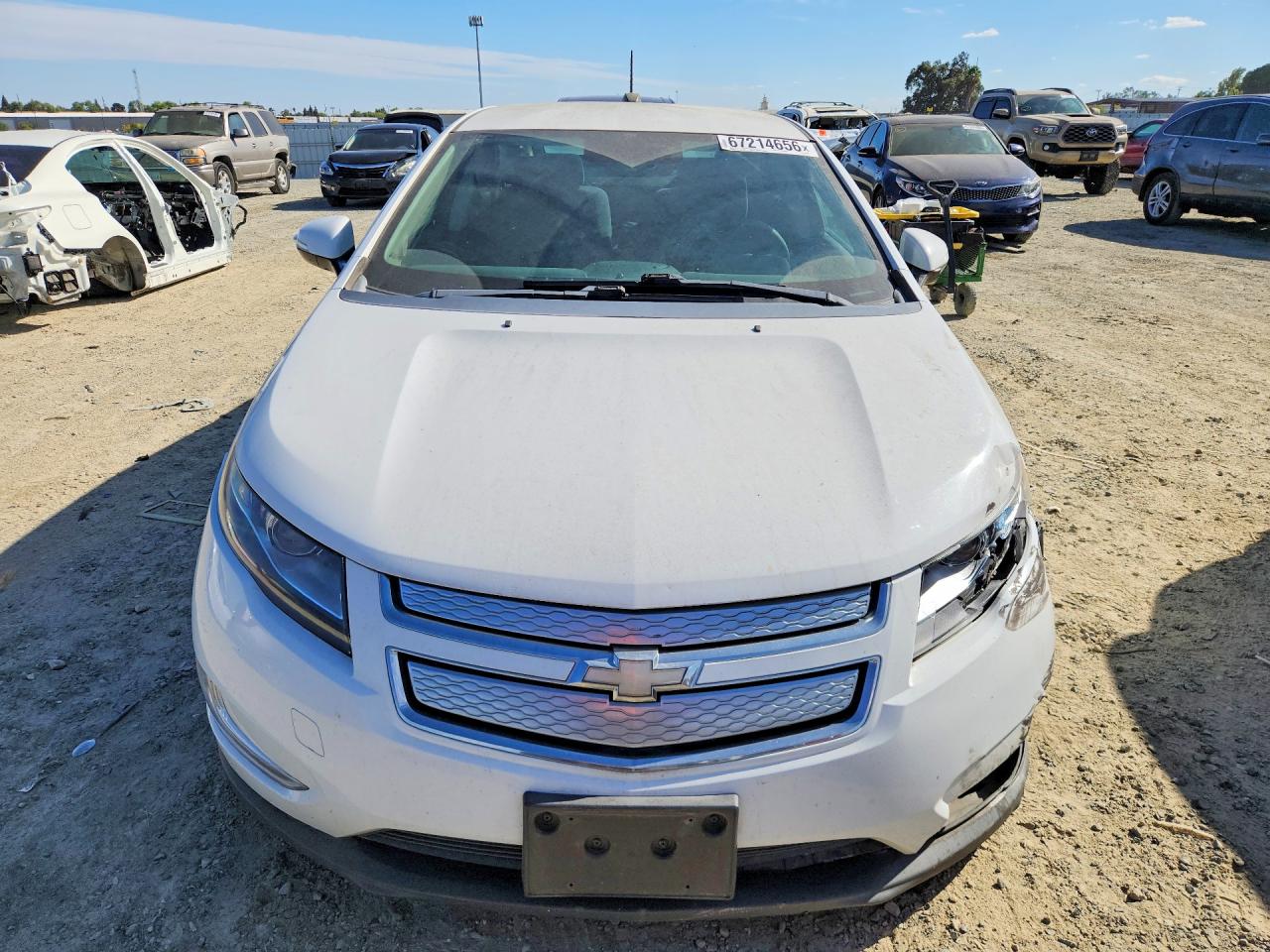 2015 Chevrolet Volt White vin: 1G1RC6E49FU103604