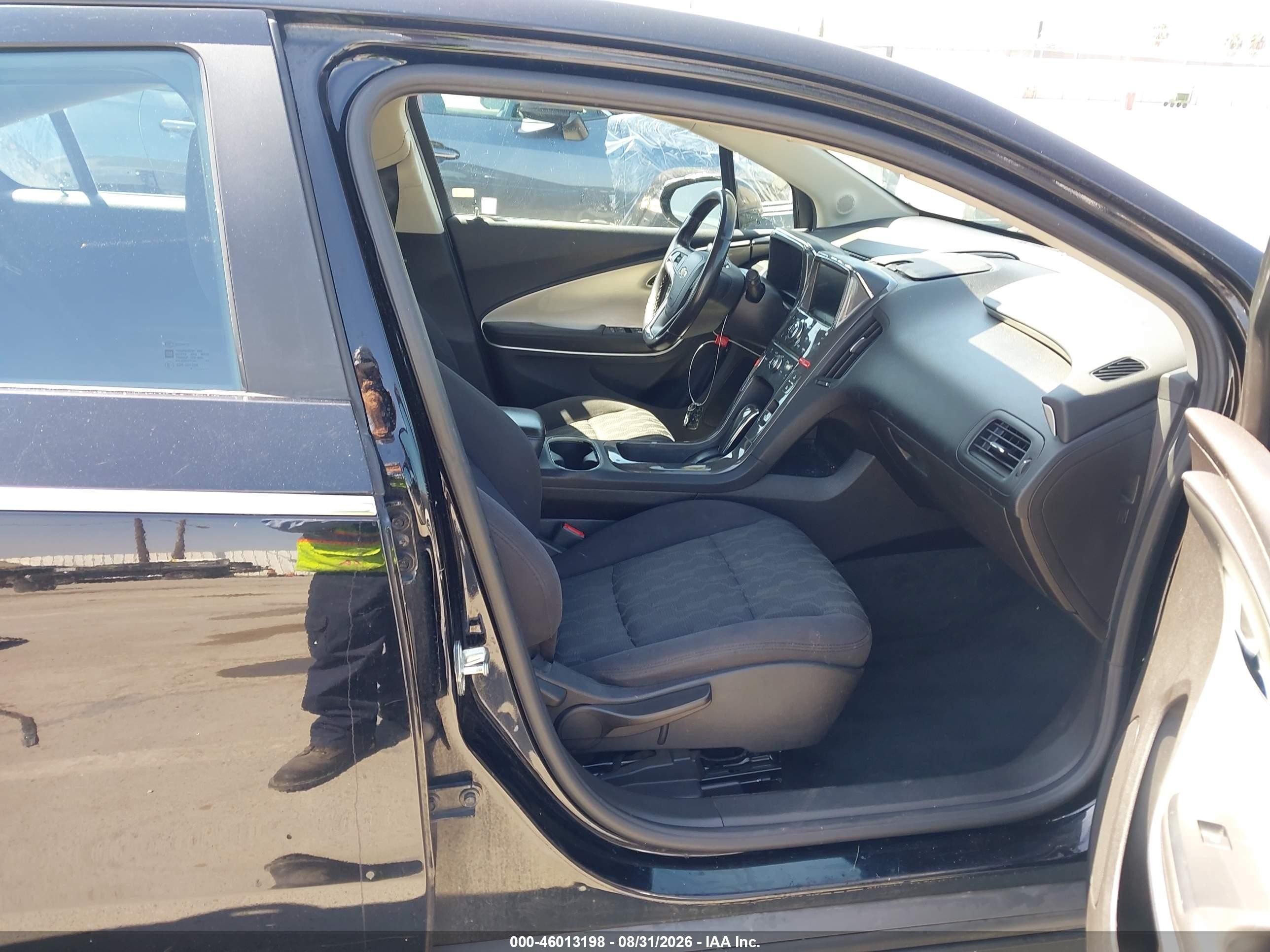 2015 Chevrolet Volt Black vin: 1G1RC6E49FU118121