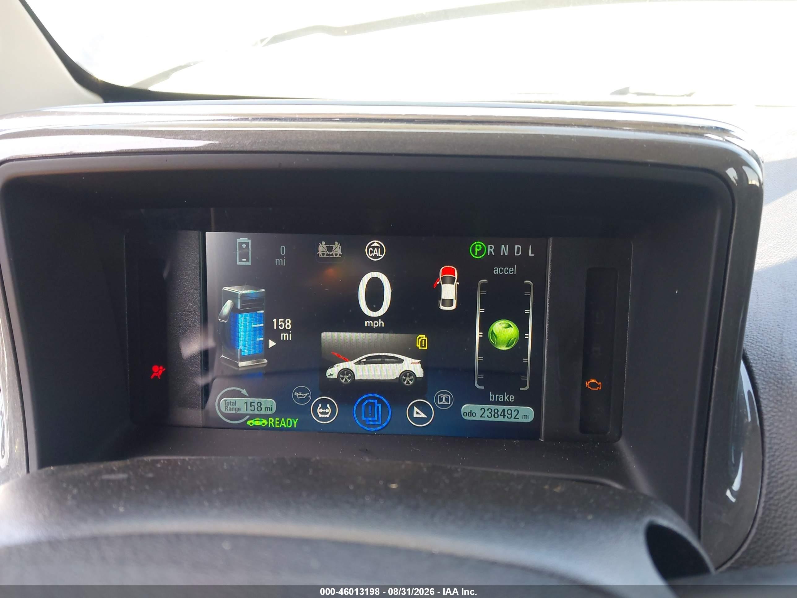 2015 Chevrolet Volt Black vin: 1G1RC6E49FU118121