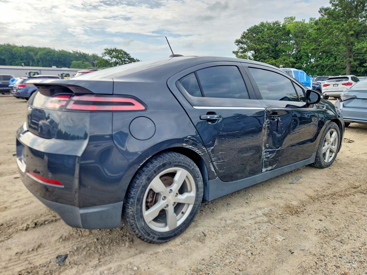 2015 Chevrolet Volt Black vin: 1G1RC6E49FU130611