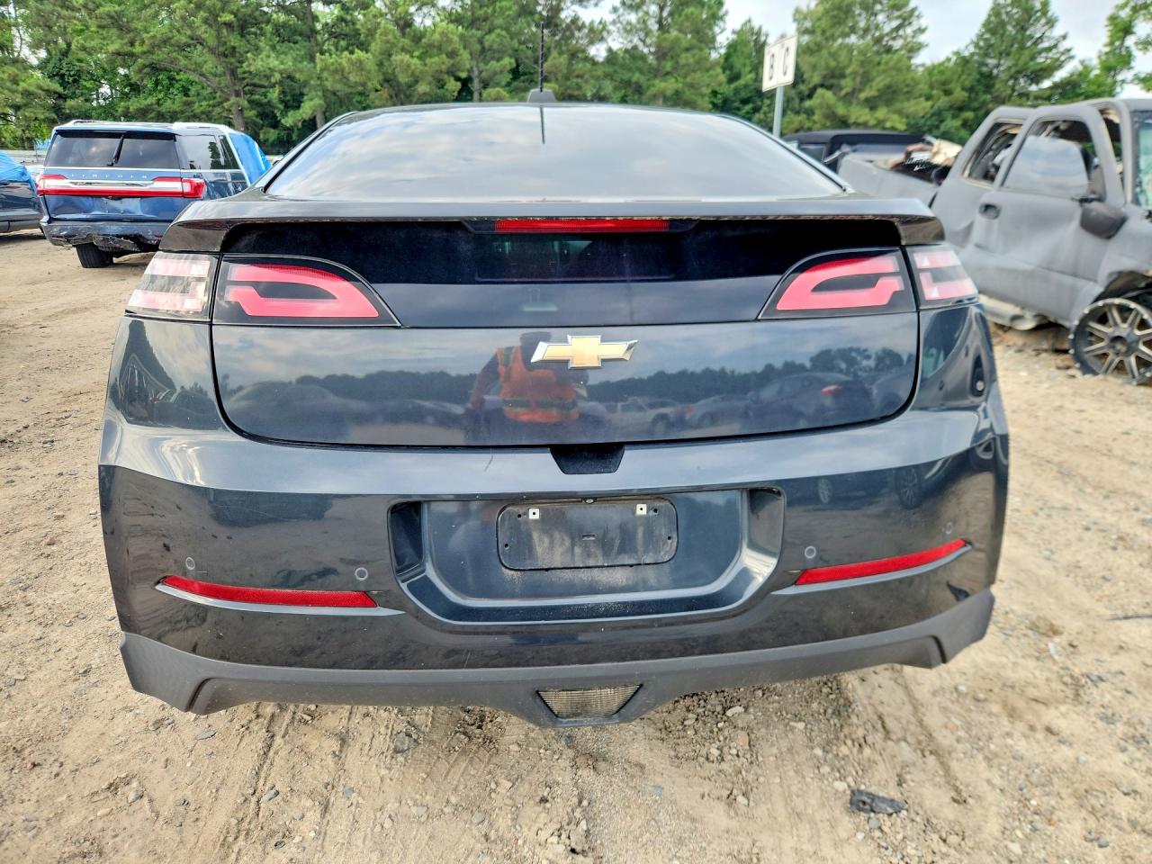 2015 Chevrolet Volt Black vin: 1G1RC6E49FU130611