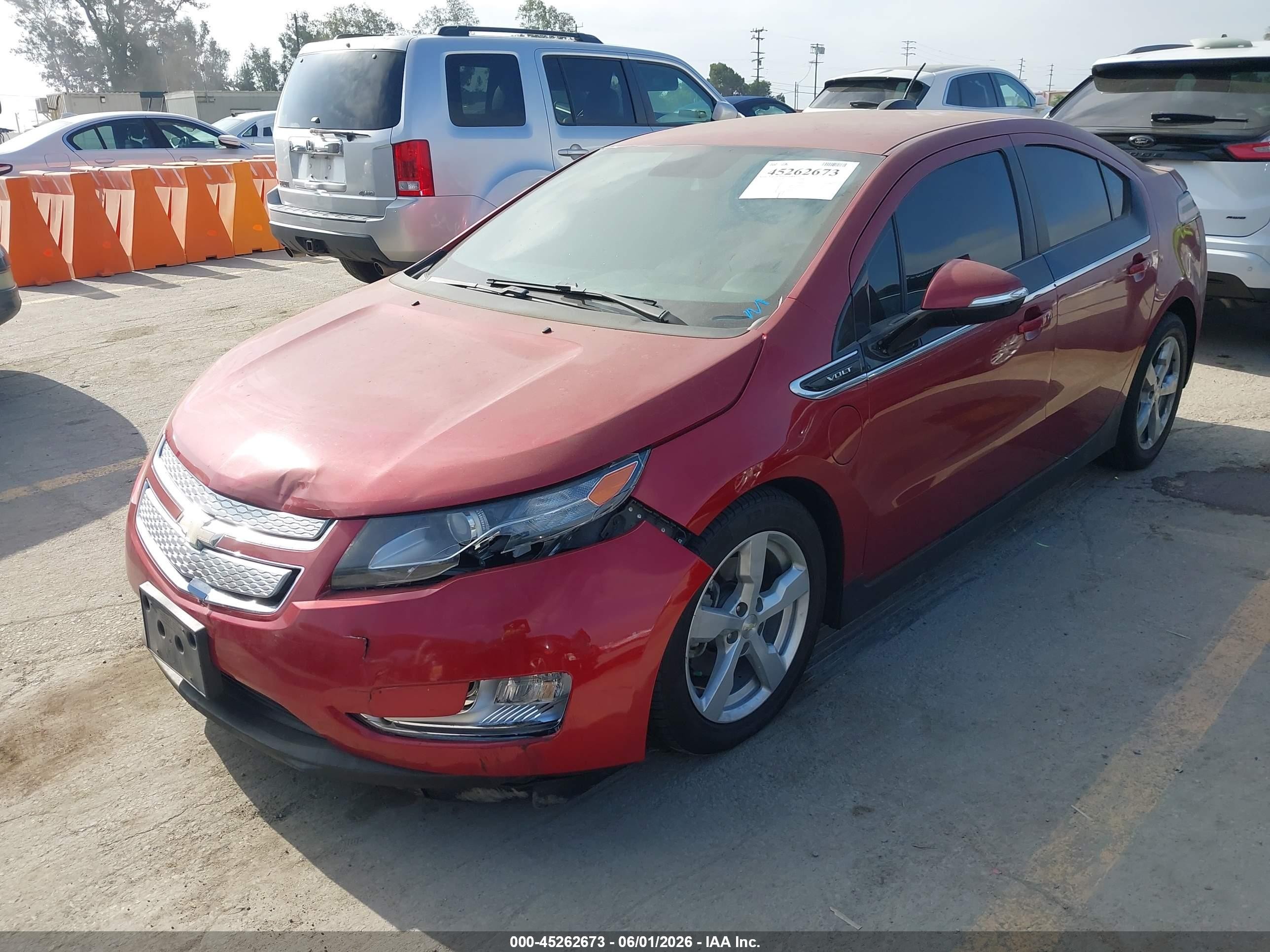 2015 Chevrolet Volt Красный vin: 1G1RC6E49FU131077