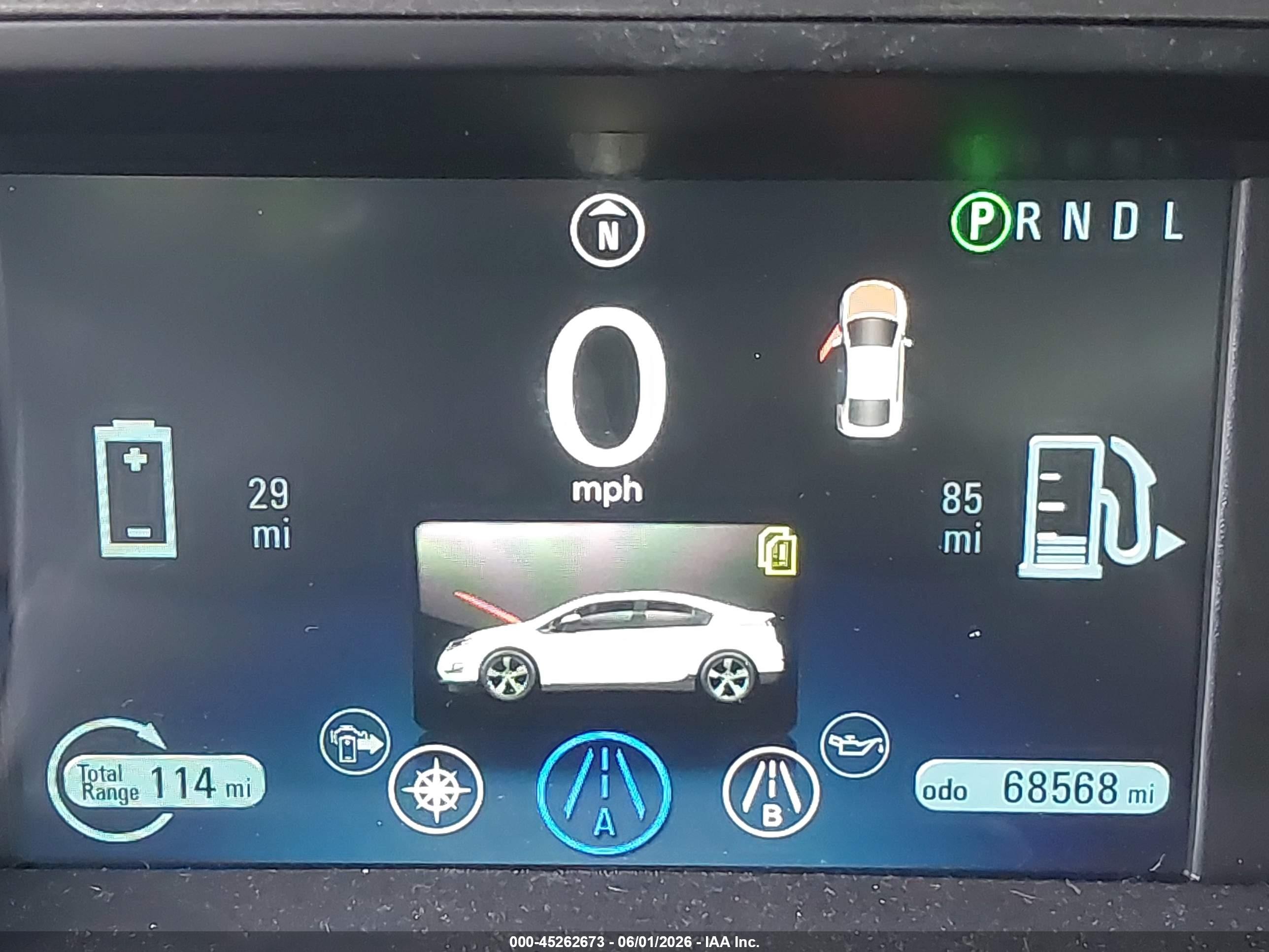 2015 Chevrolet Volt Красный vin: 1G1RC6E49FU131077