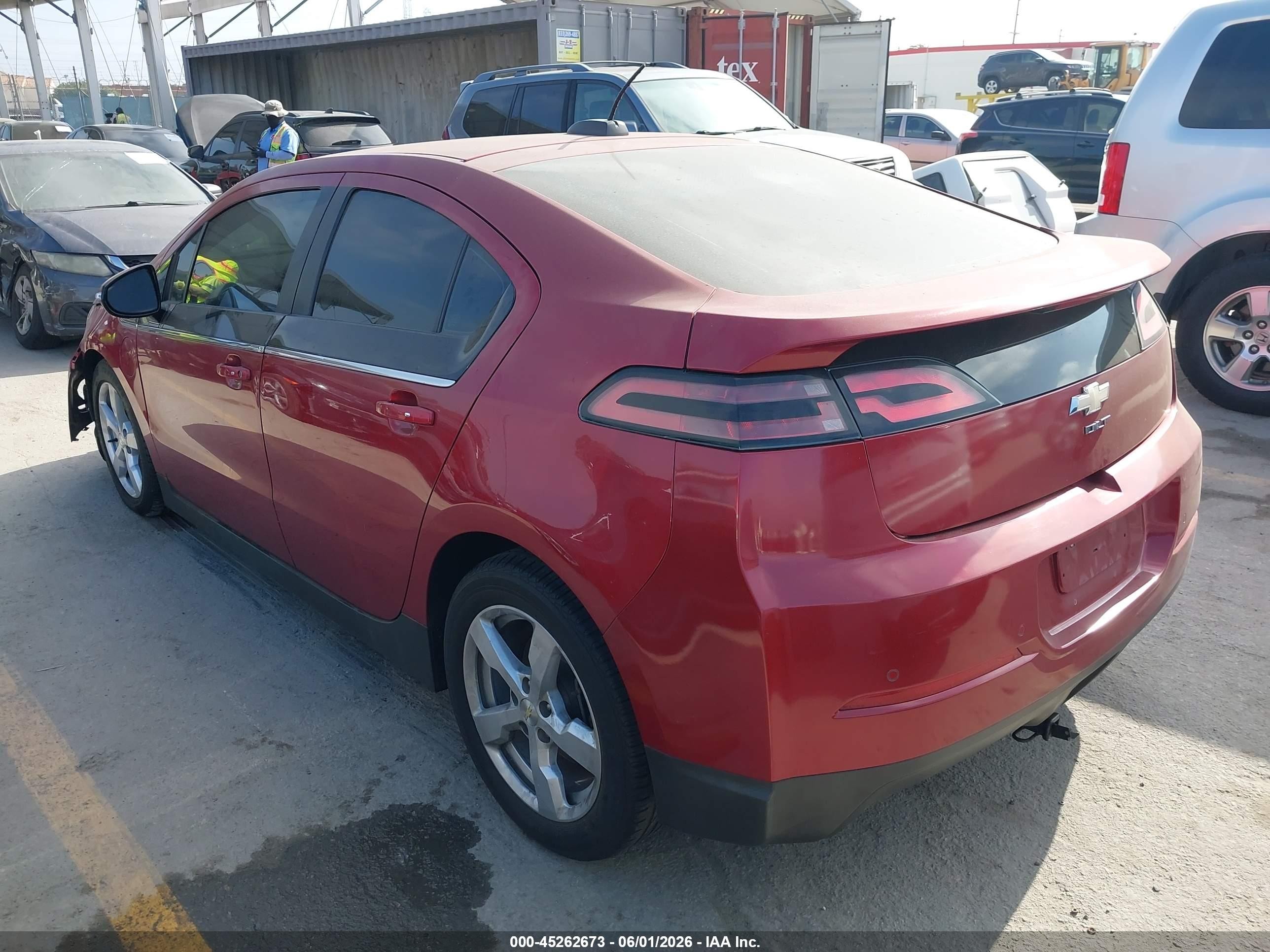 2015 Chevrolet Volt Красный vin: 1G1RC6E49FU131077