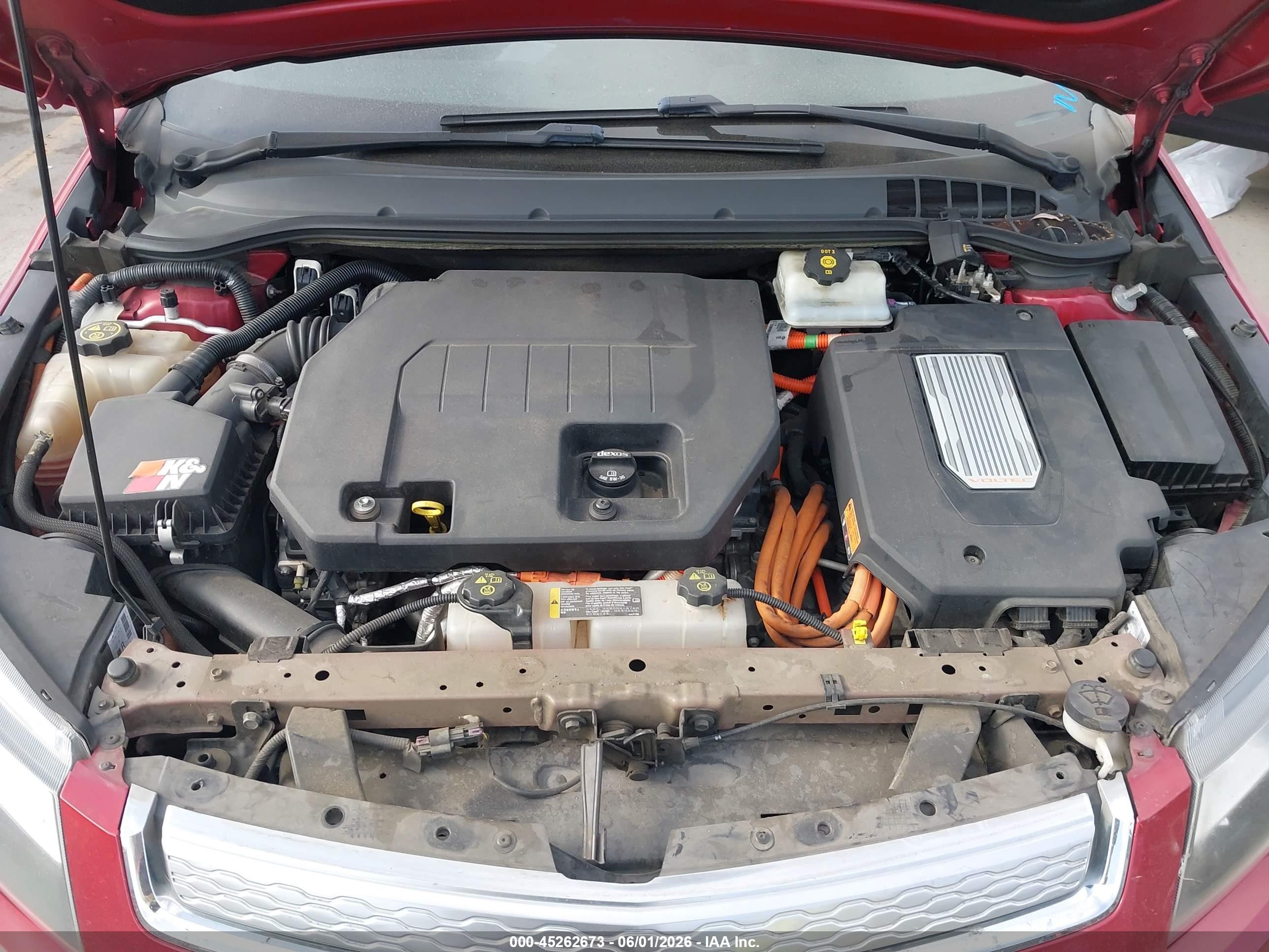 2015 Chevrolet Volt Красный vin: 1G1RC6E49FU131077
