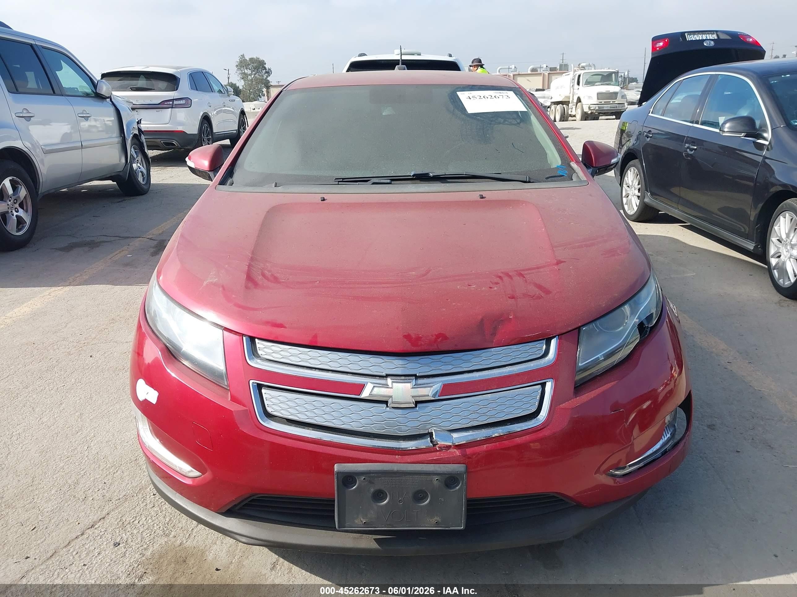 2015 Chevrolet Volt Красный vin: 1G1RC6E49FU131077