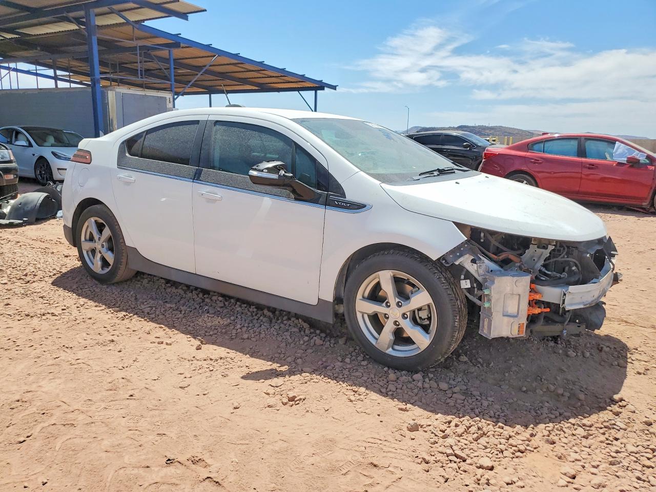 2015 Chevrolet Volt White vin: 1G1RC6E4XFU142668