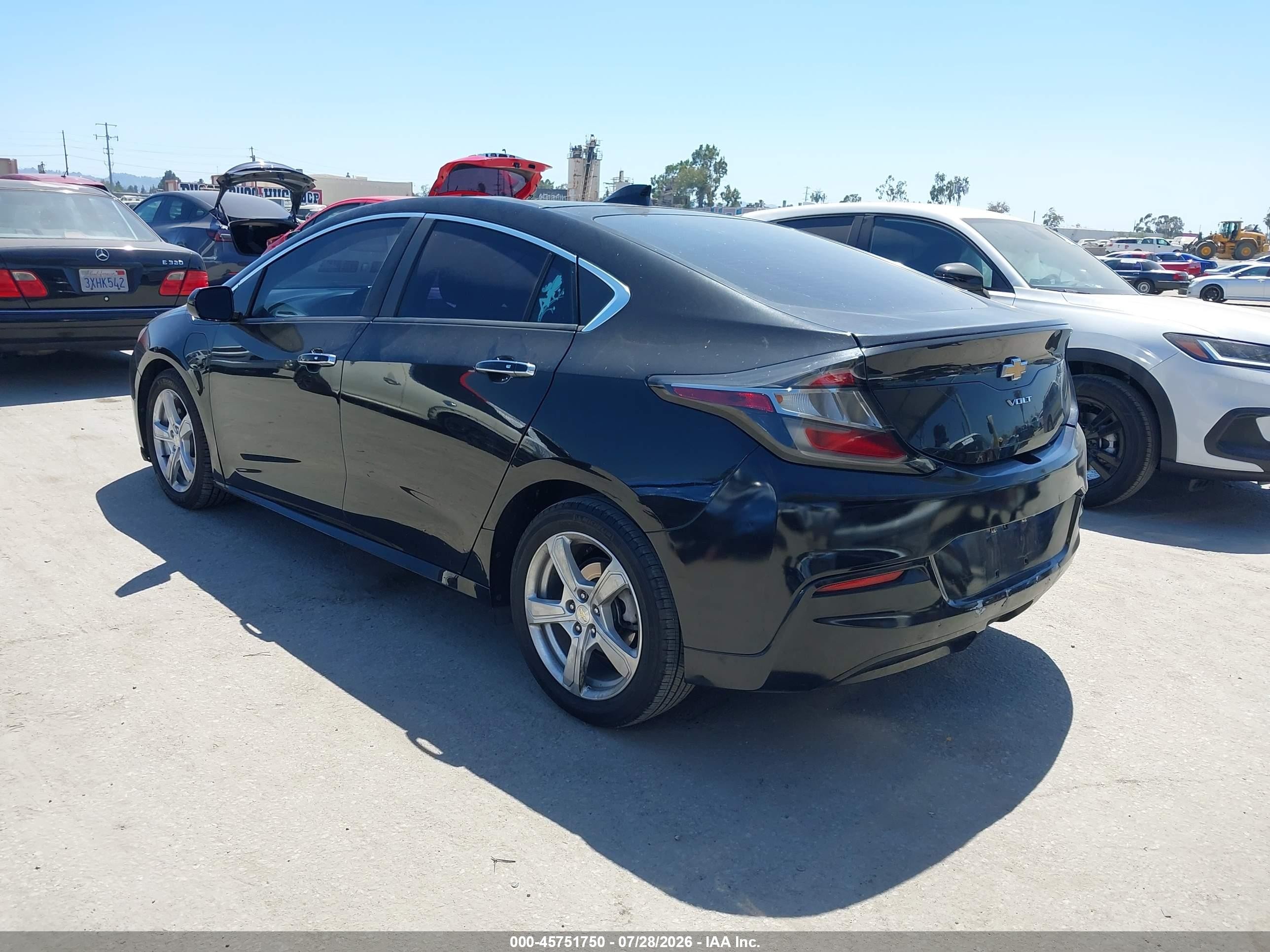 2017 Chevrolet Volt Lt Black vin: 1G1RC6S57HU105612