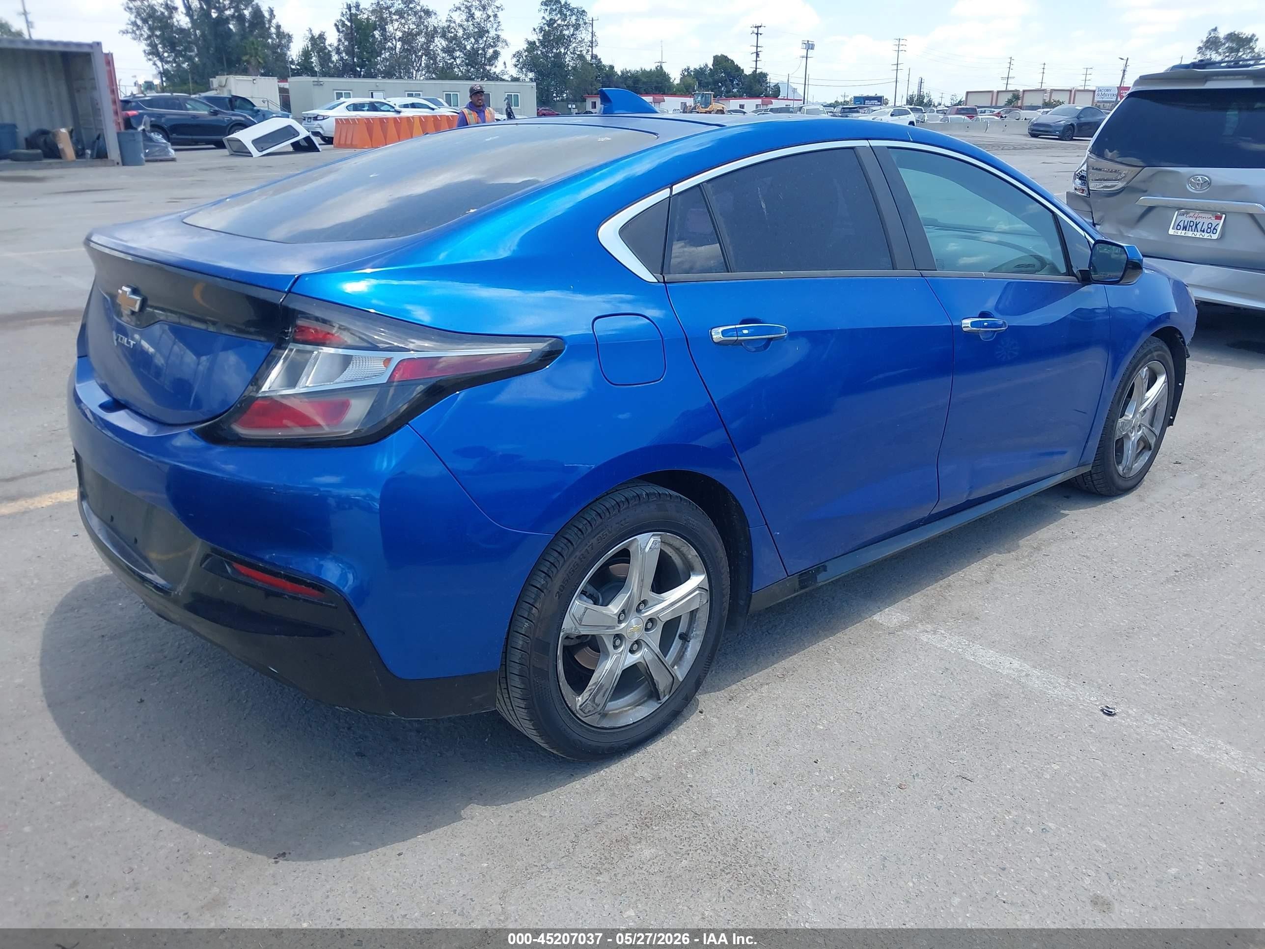 2017 Chevrolet Volt Lt Blue vin: 1G1RC6S57HU204754