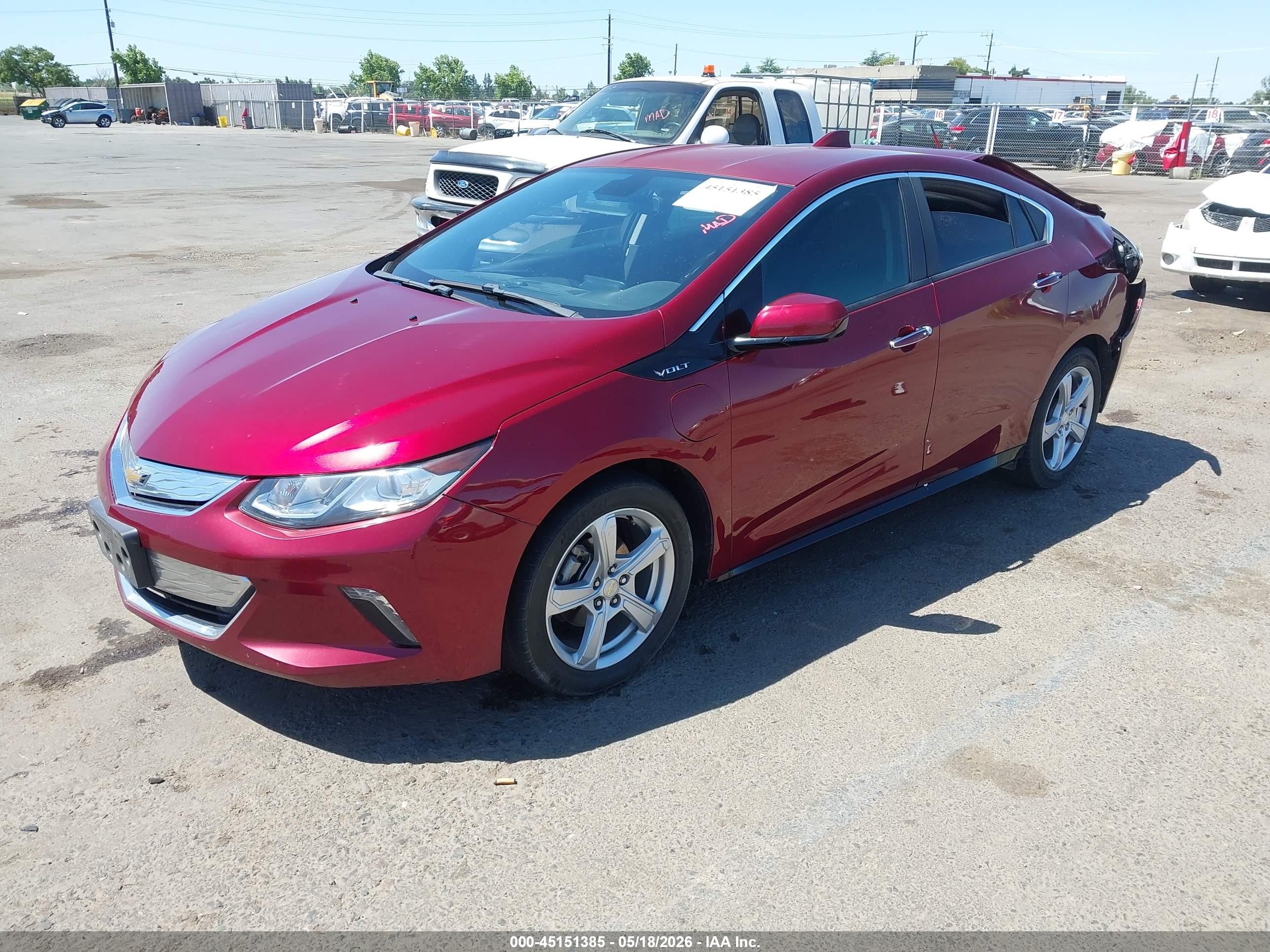 2017 Chevrolet Volt Lt Red vin: 1G1RC6S5XHU118984