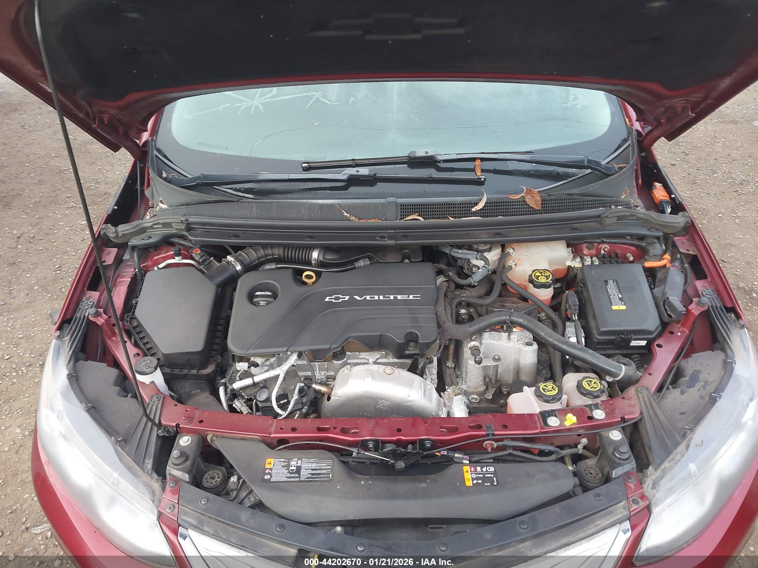 2017 Chevrolet Volt Lt Red vin: 1G1RC6S5XHU136529