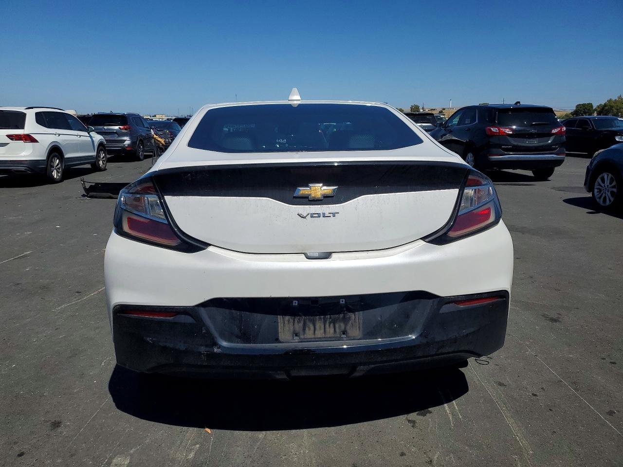 2017 Chevrolet Volt Lt White vin: 1G1RC6S5XHU167036