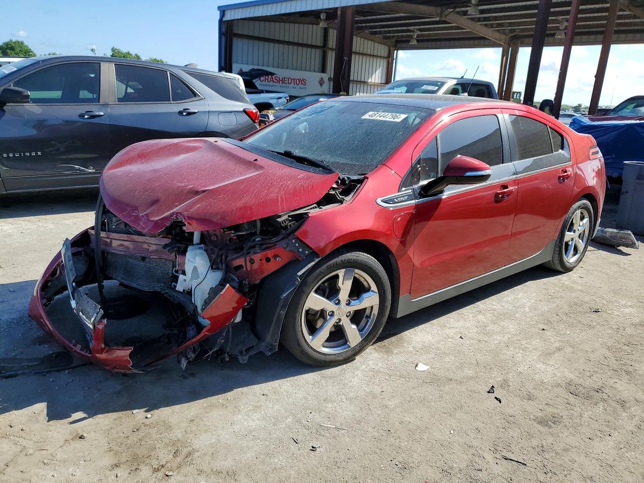 2011 Chevrolet Volt Red vin: 1G1RD6E40BU102431
