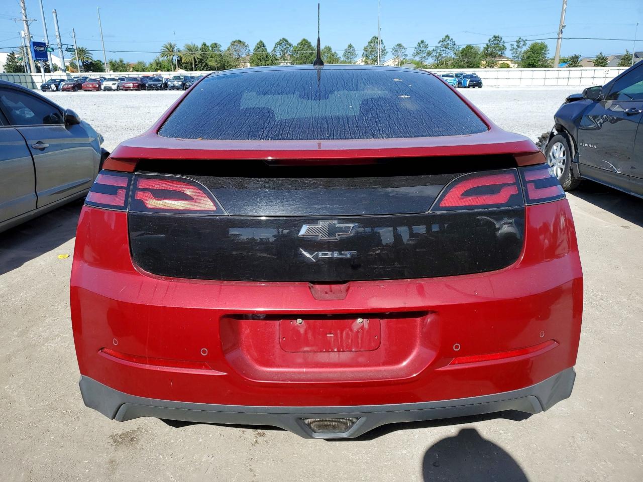 2011 Chevrolet Volt Red vin: 1G1RD6E40BU102431