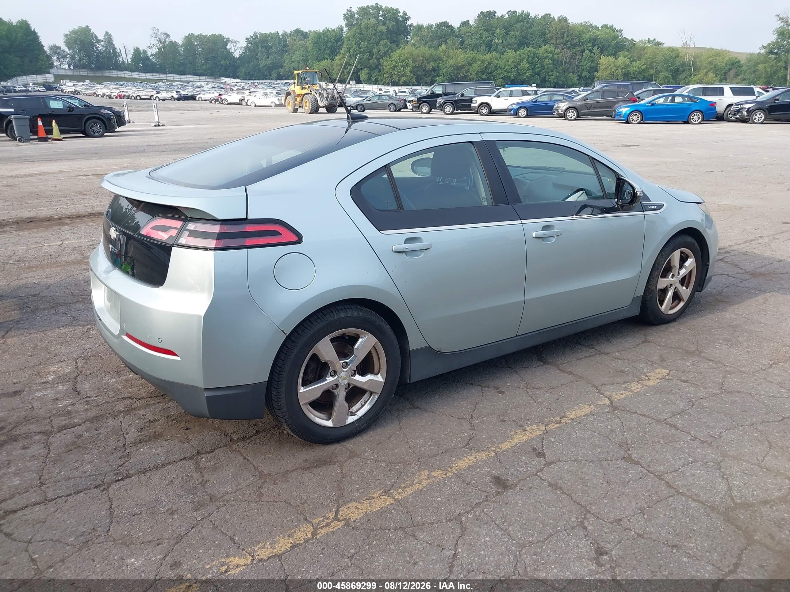 2012 Chevrolet Volt   Teal vin: 1G1RD6E40CU101281