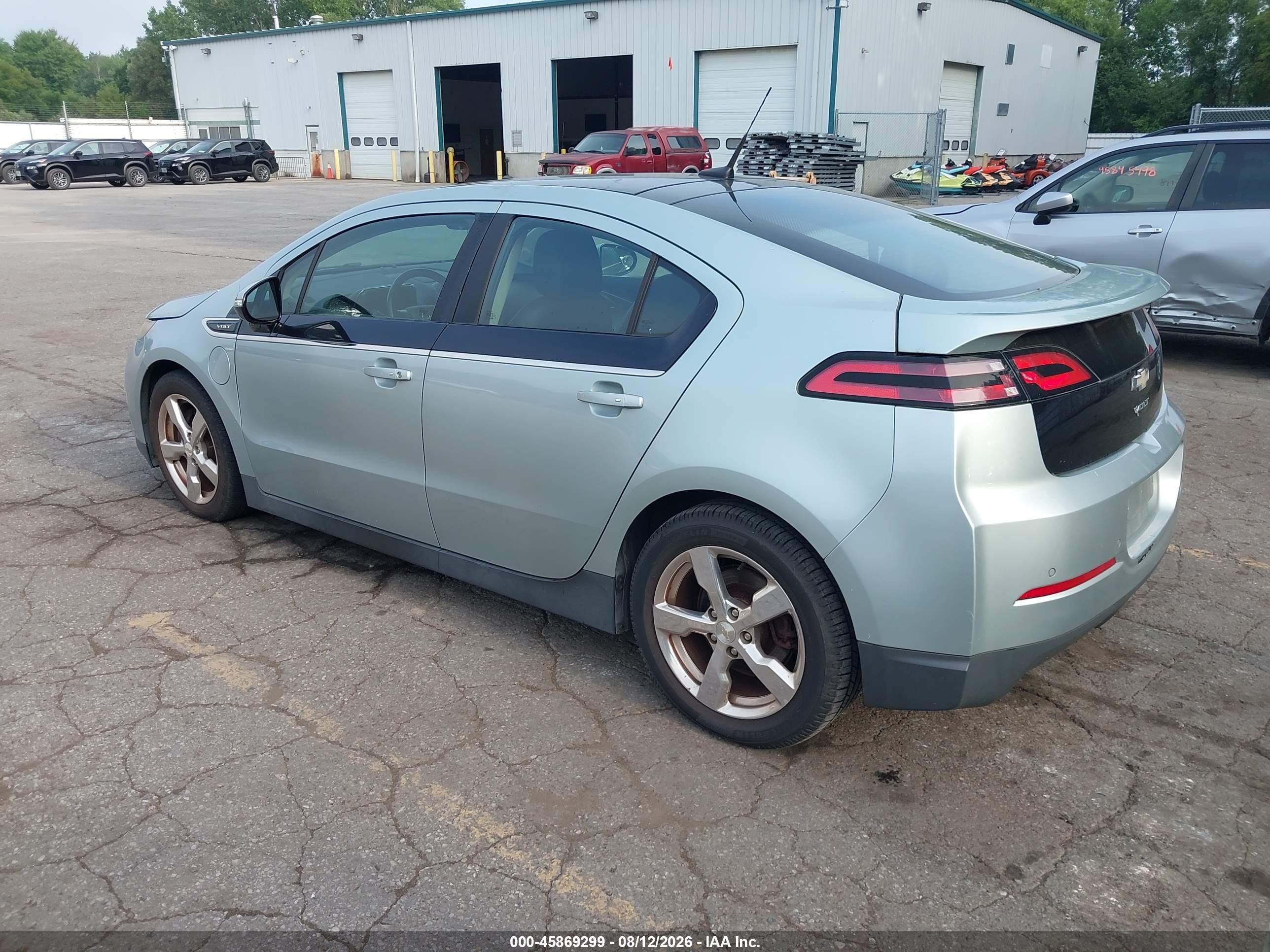 2012 Chevrolet Volt   Teal vin: 1G1RD6E40CU101281
