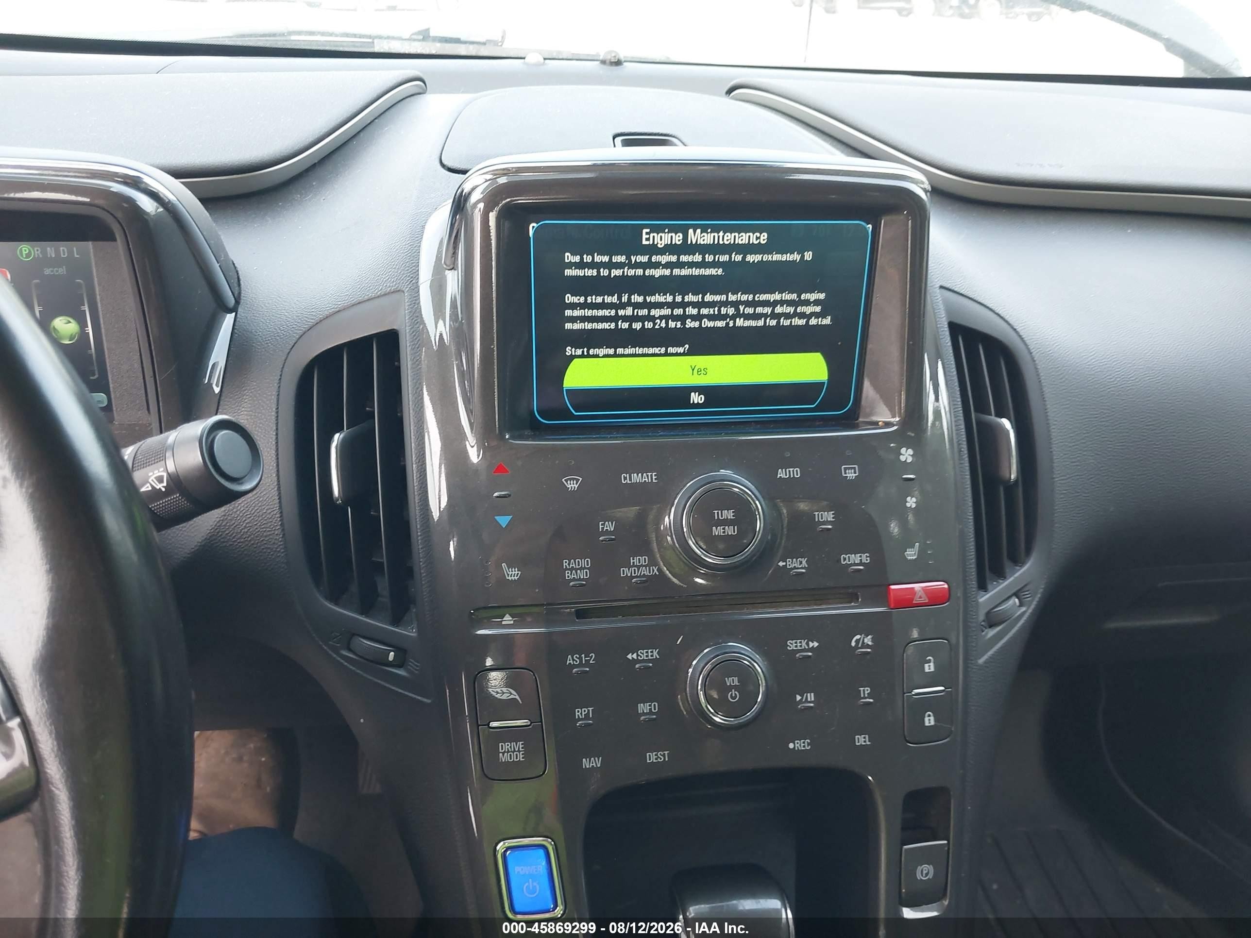 2012 Chevrolet Volt   Teal vin: 1G1RD6E40CU101281