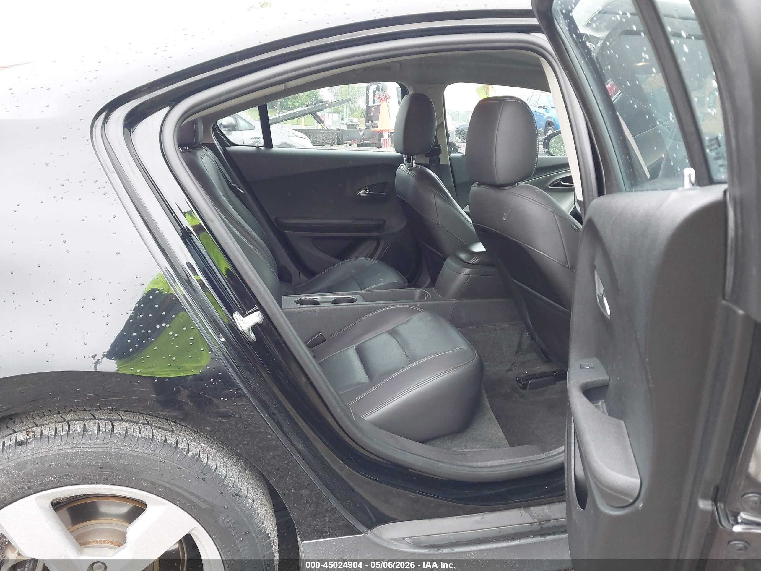 2012 Chevrolet Volt Черный vin: 1G1RD6E40CU101829