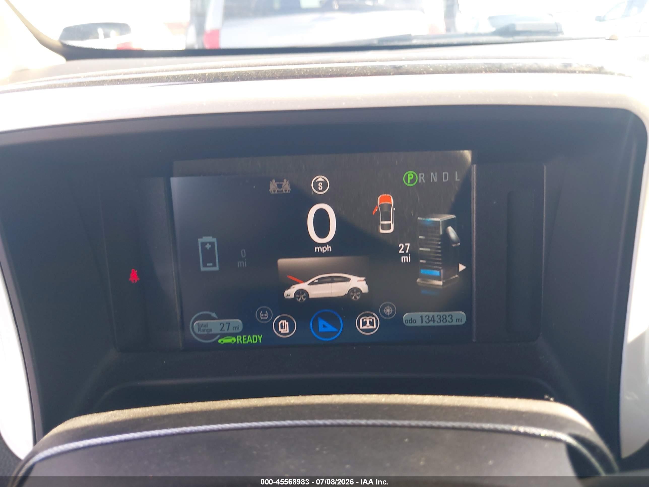 2012 Chevrolet Volt   White vin: 1G1RD6E40CU102768