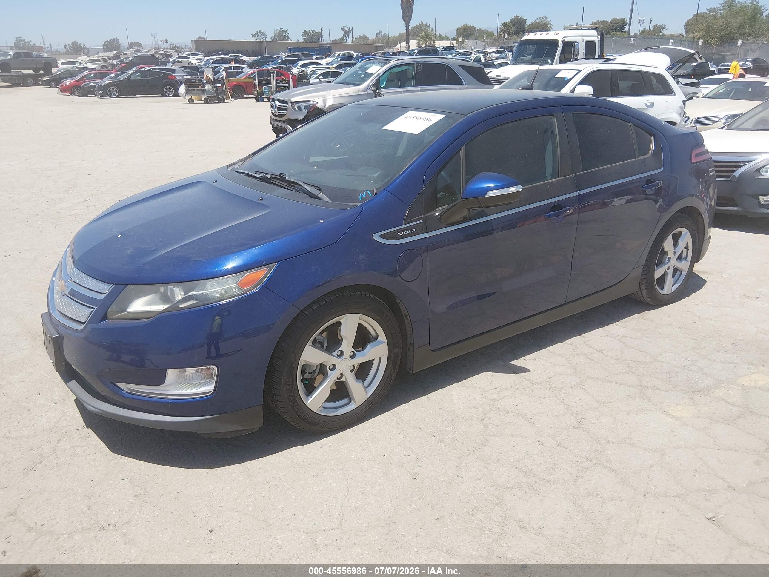 2012 Chevrolet Volt   Синий vin: 1G1RD6E40CU109994
