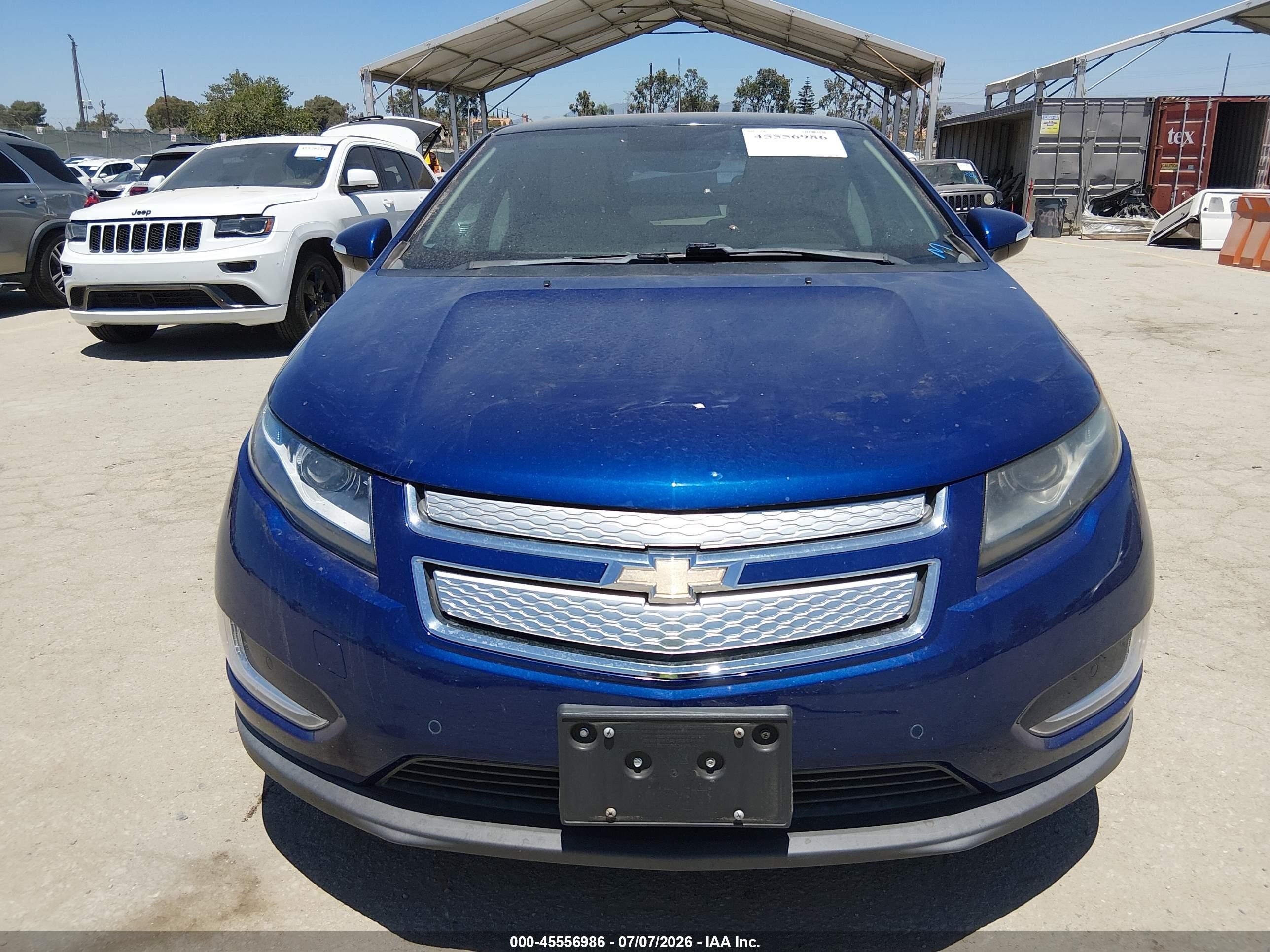 2012 Chevrolet Volt   Синий vin: 1G1RD6E40CU109994