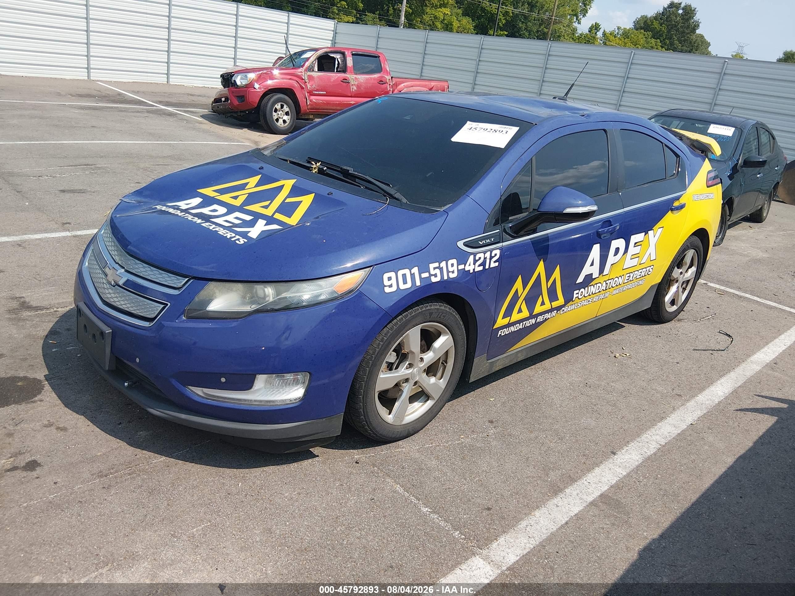 2013 Chevrolet Volt   Gray vin: 1G1RD6E40DU145153