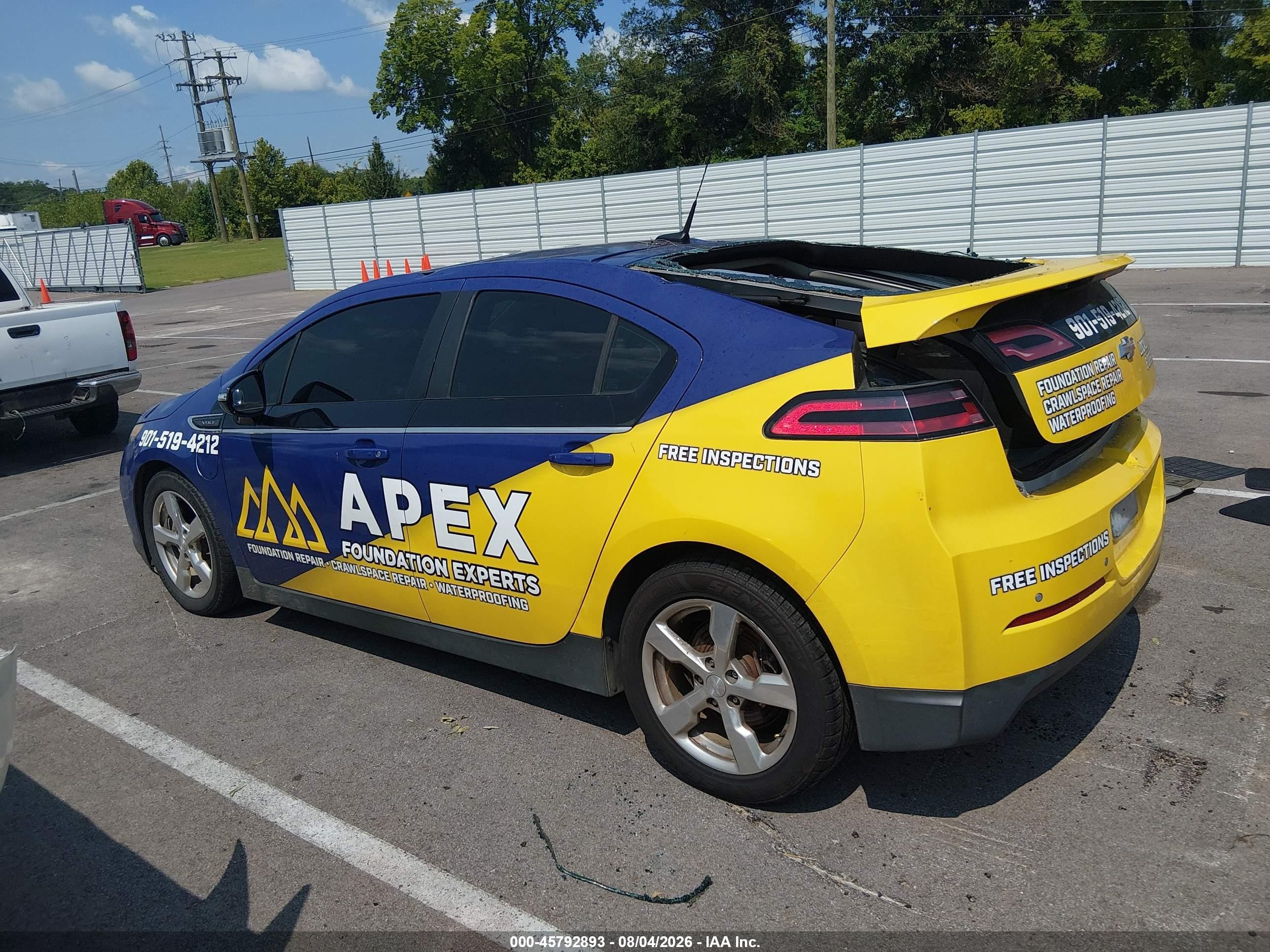 2013 Chevrolet Volt   Gray vin: 1G1RD6E40DU145153