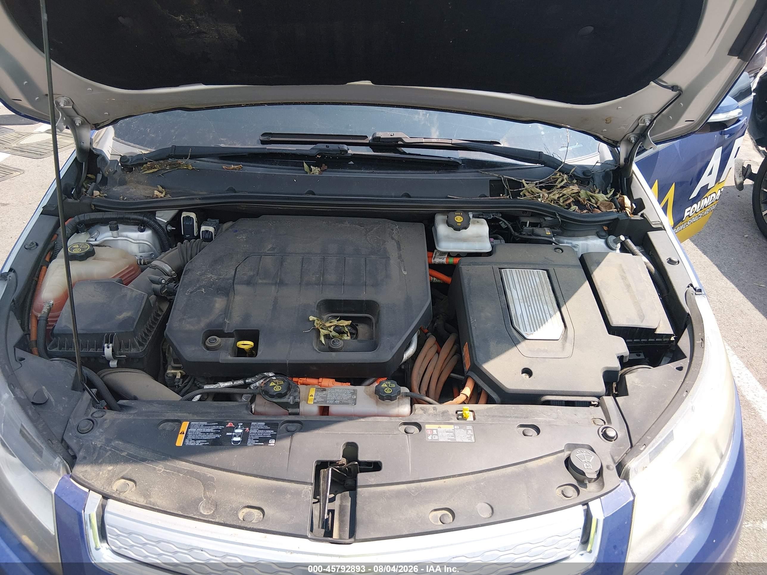 2013 Chevrolet Volt   Gray vin: 1G1RD6E40DU145153