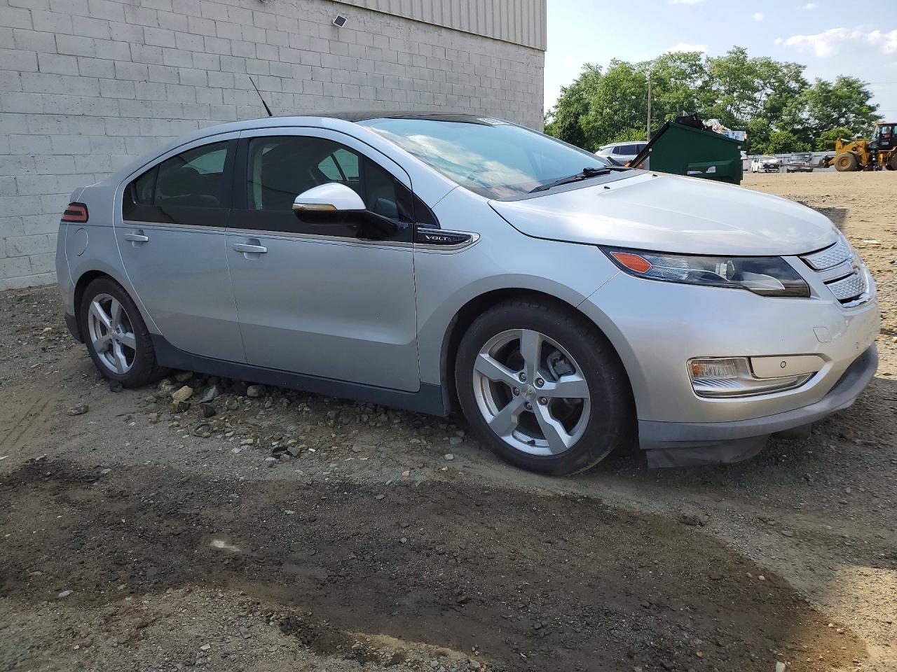 2012 Chevrolet Volt Серебряный vin: 1G1RD6E41CU101998