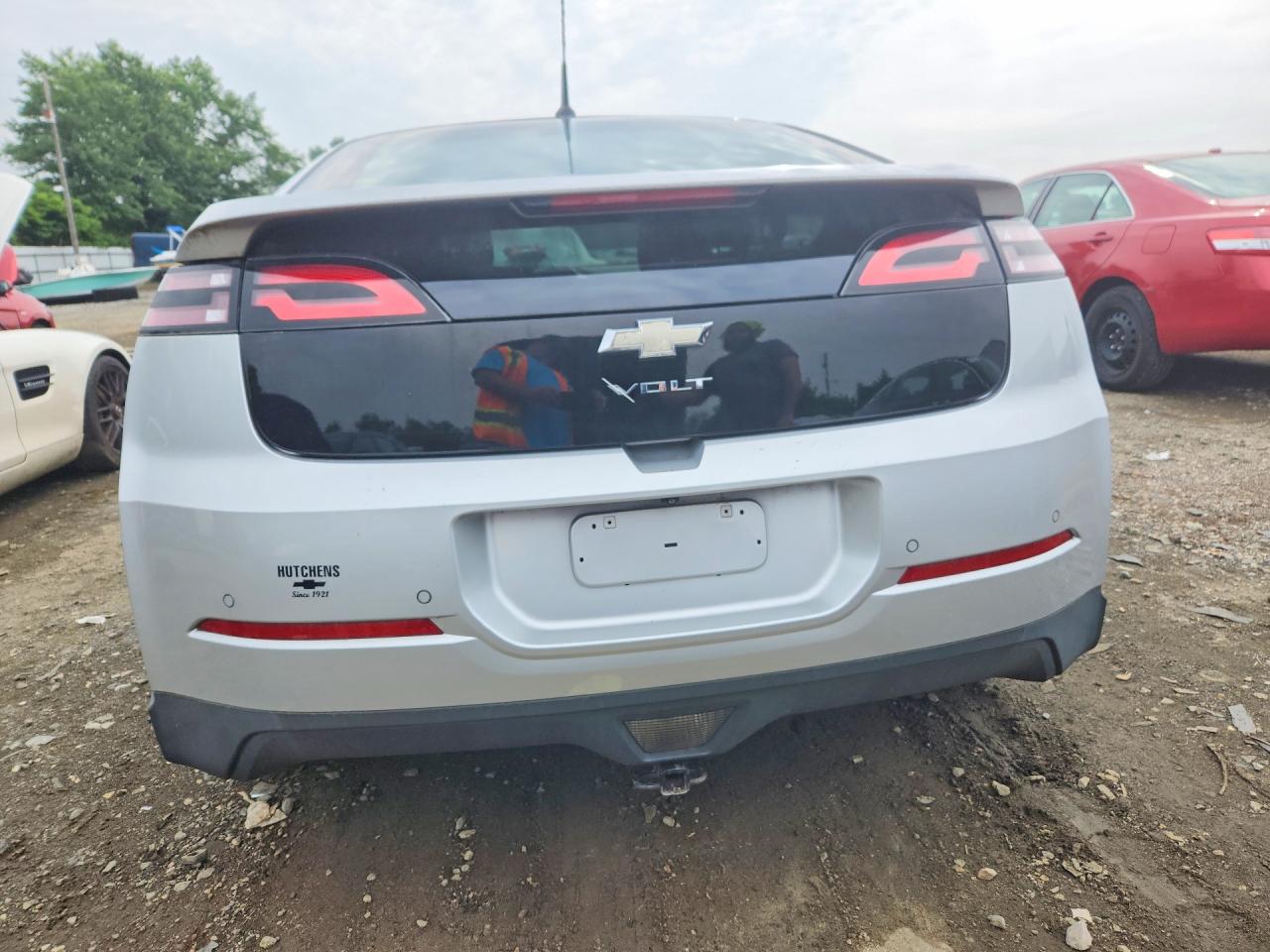 2012 Chevrolet Volt Серебряный vin: 1G1RD6E41CU101998