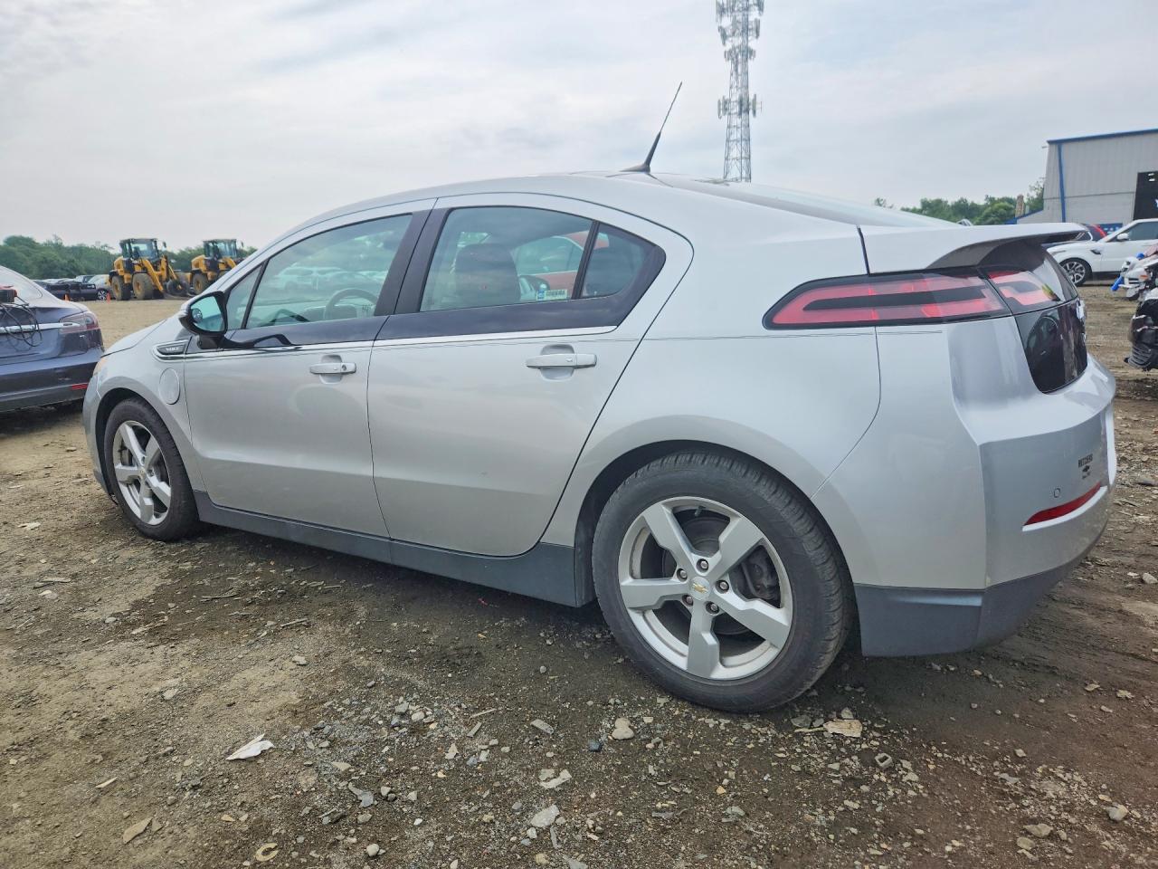 2012 Chevrolet Volt Серебряный vin: 1G1RD6E41CU101998