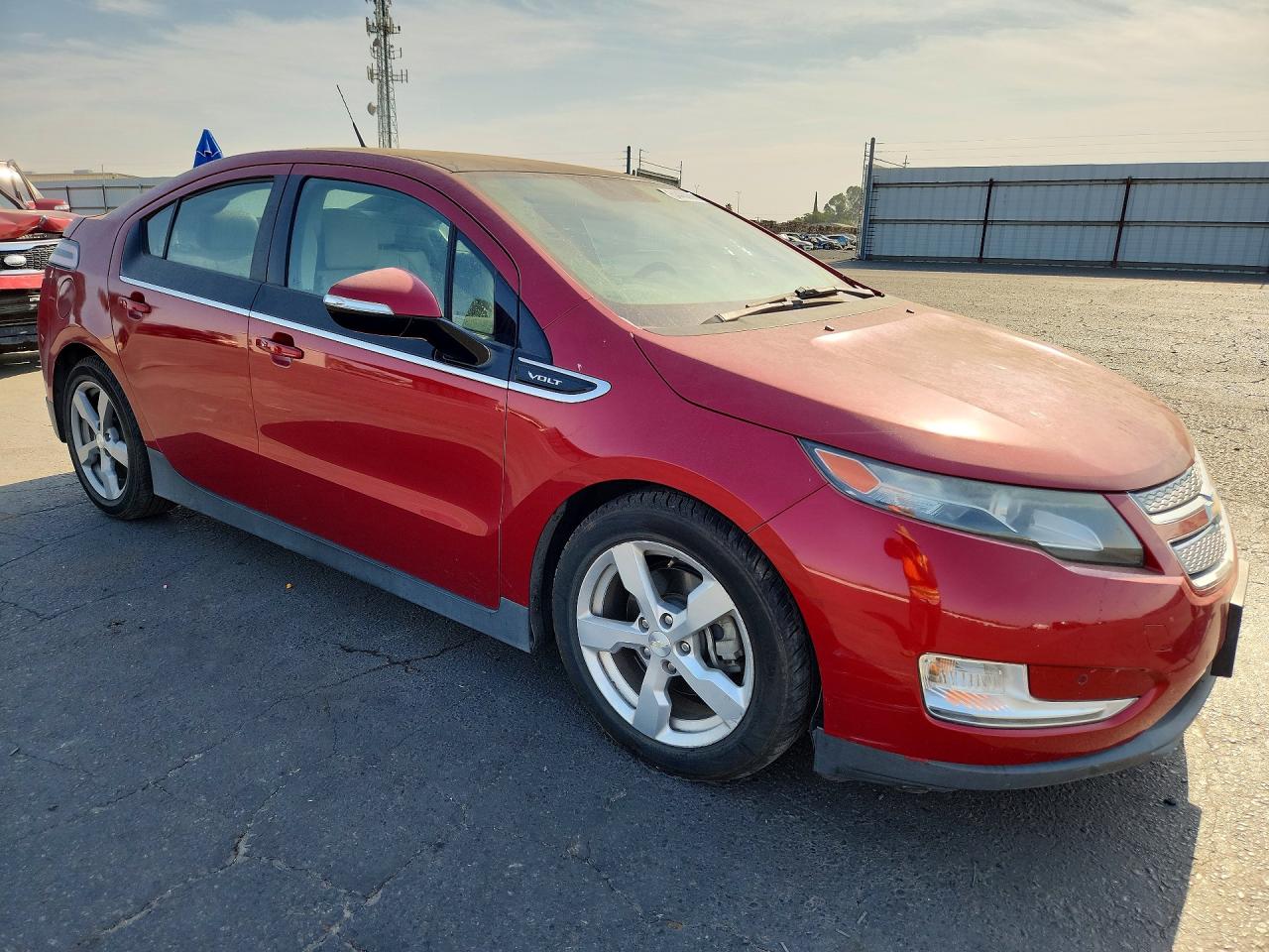 2012 Chevrolet Volt Красный vin: 1G1RD6E41CU107879