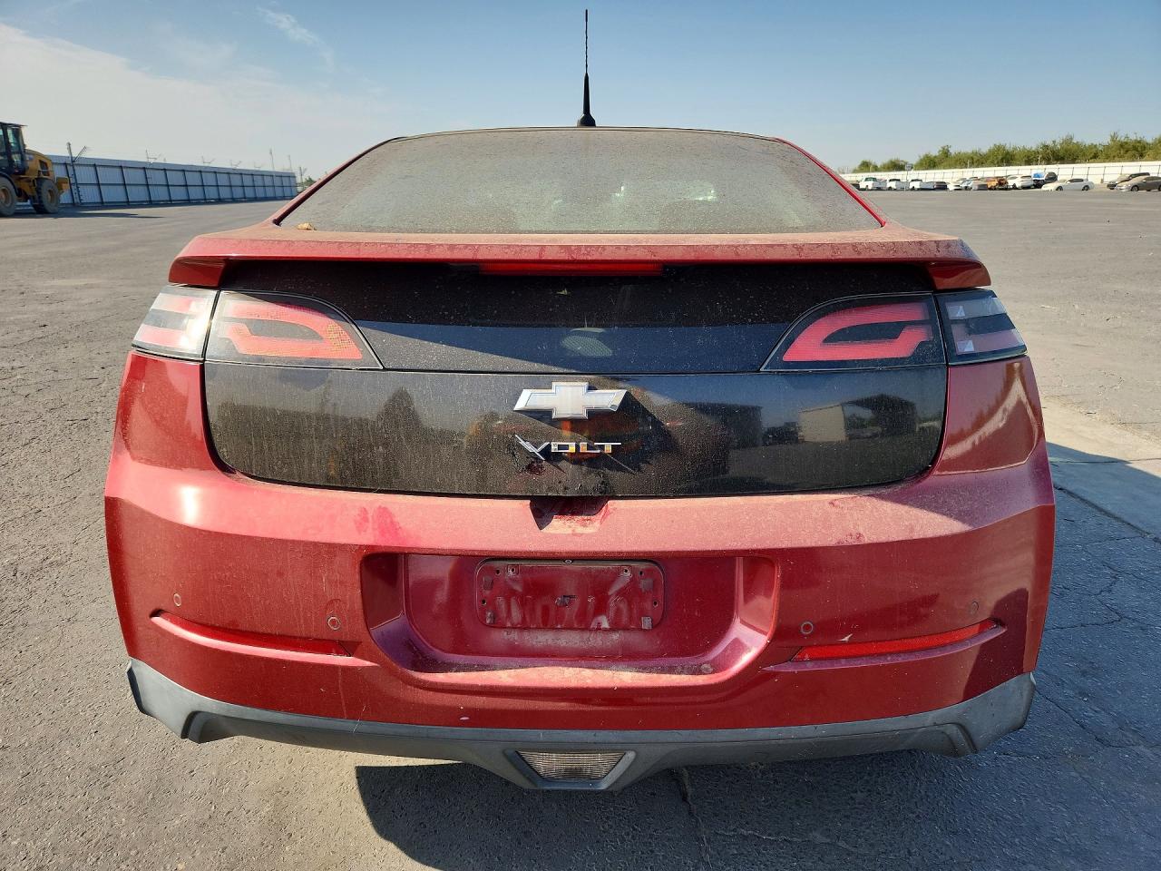 2012 Chevrolet Volt Красный vin: 1G1RD6E41CU107879
