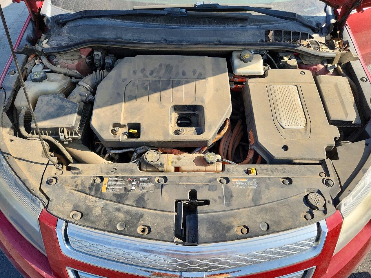 2012 Chevrolet Volt Красный vin: 1G1RD6E41CU107879