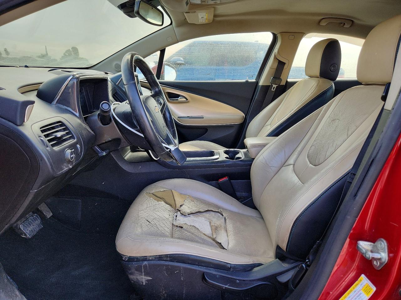 2012 Chevrolet Volt Красный vin: 1G1RD6E41CU107879
