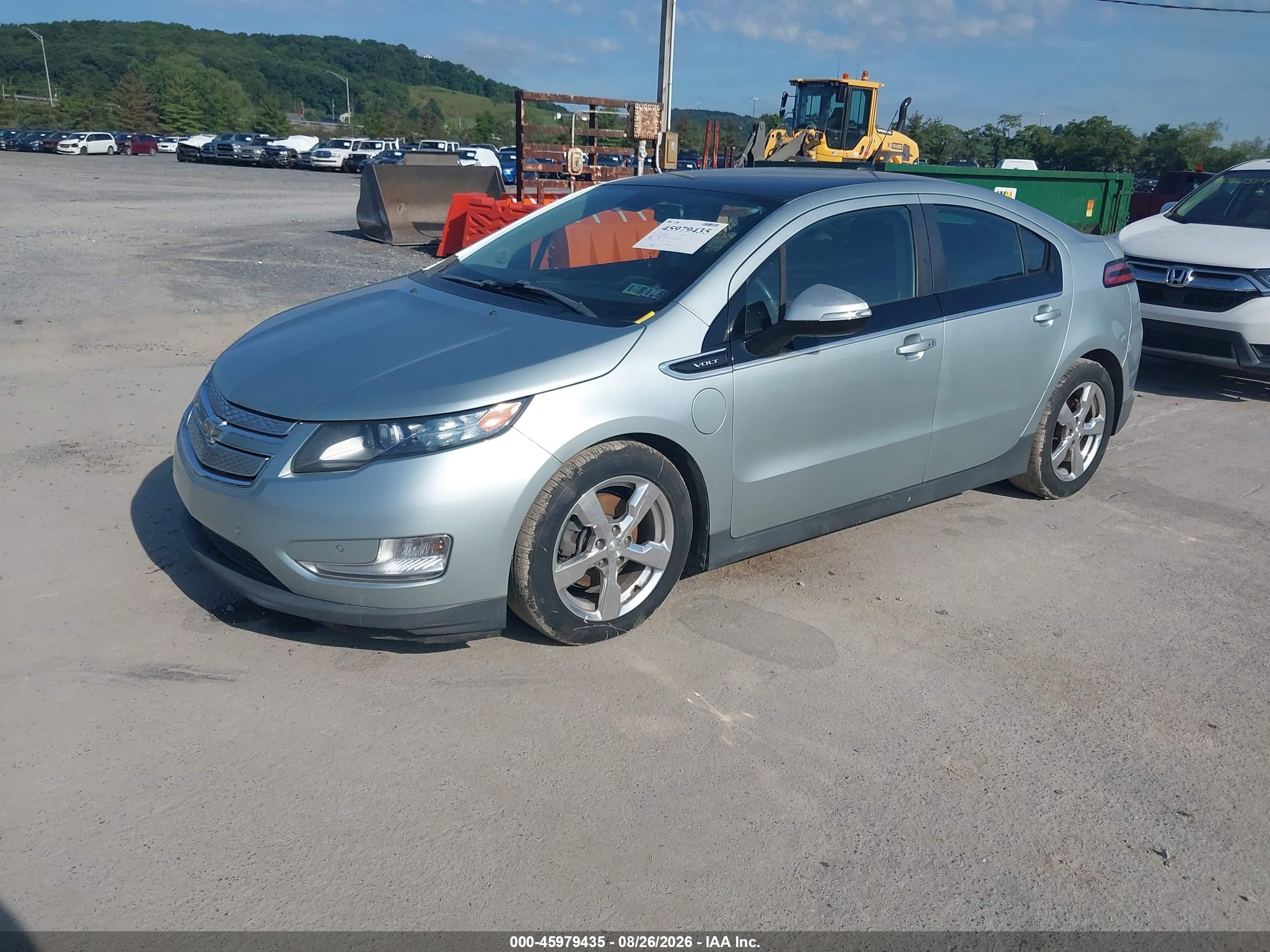 2012 Chevrolet Volt Silver vin: 1G1RD6E41CU118509