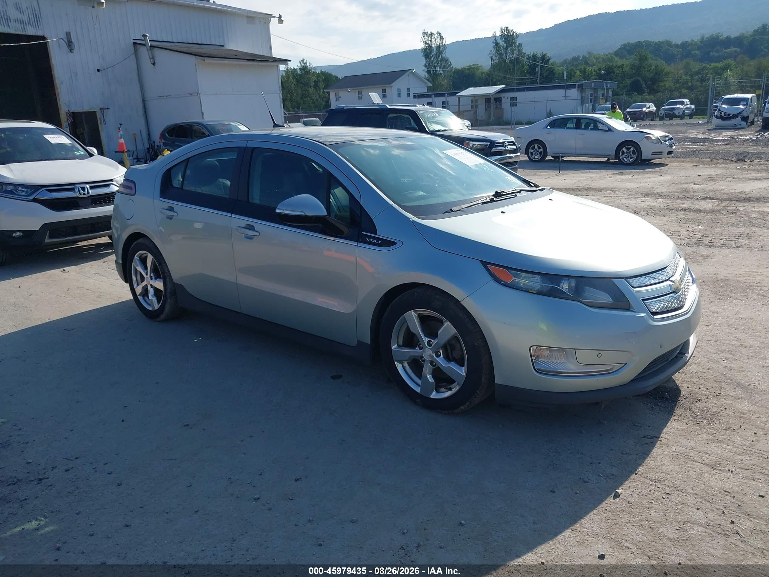 2012 Chevrolet Volt   Серебряный vin: 1G1RD6E41CU118509