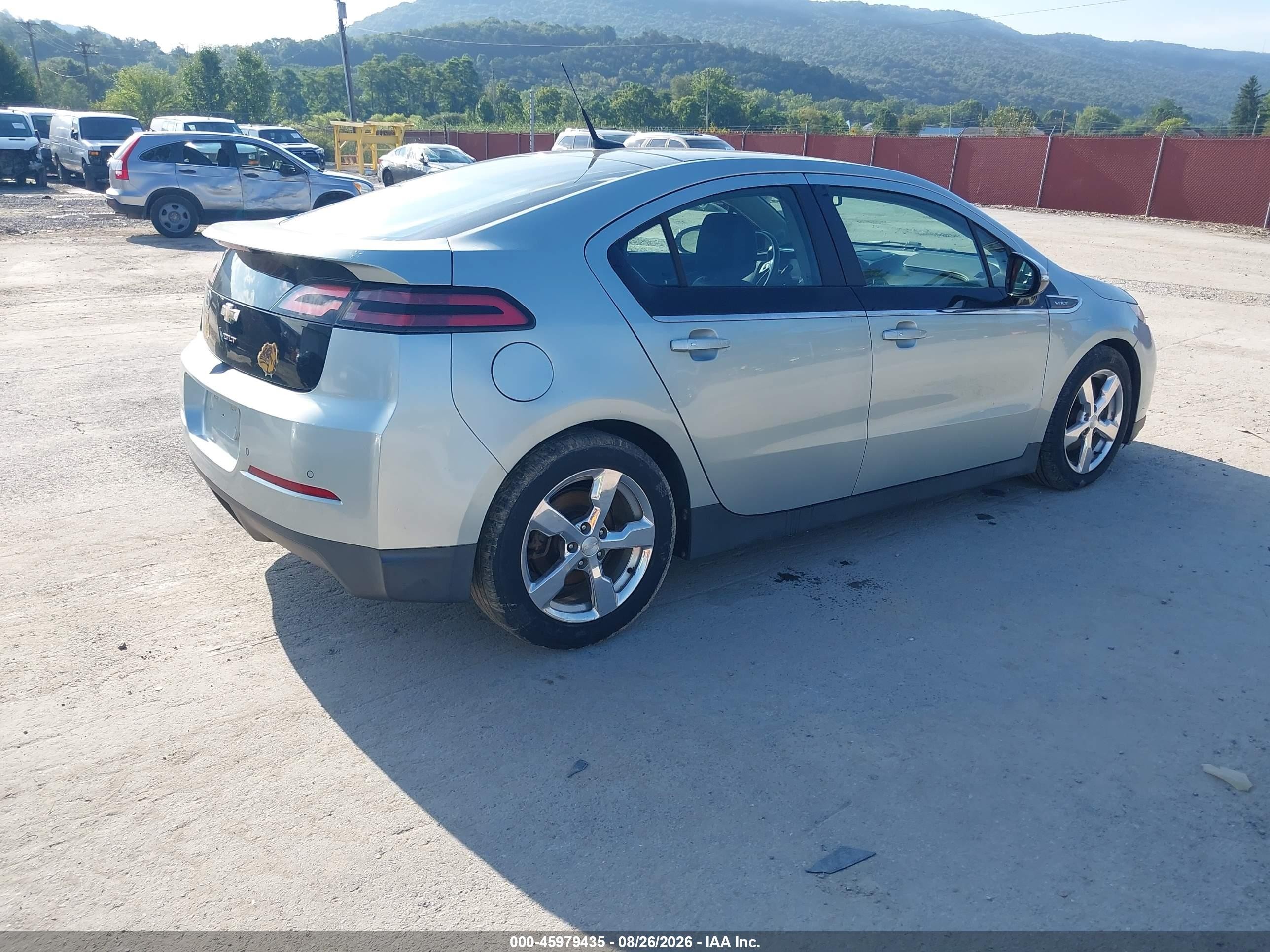 2012 Chevrolet Volt Silver vin: 1G1RD6E41CU118509